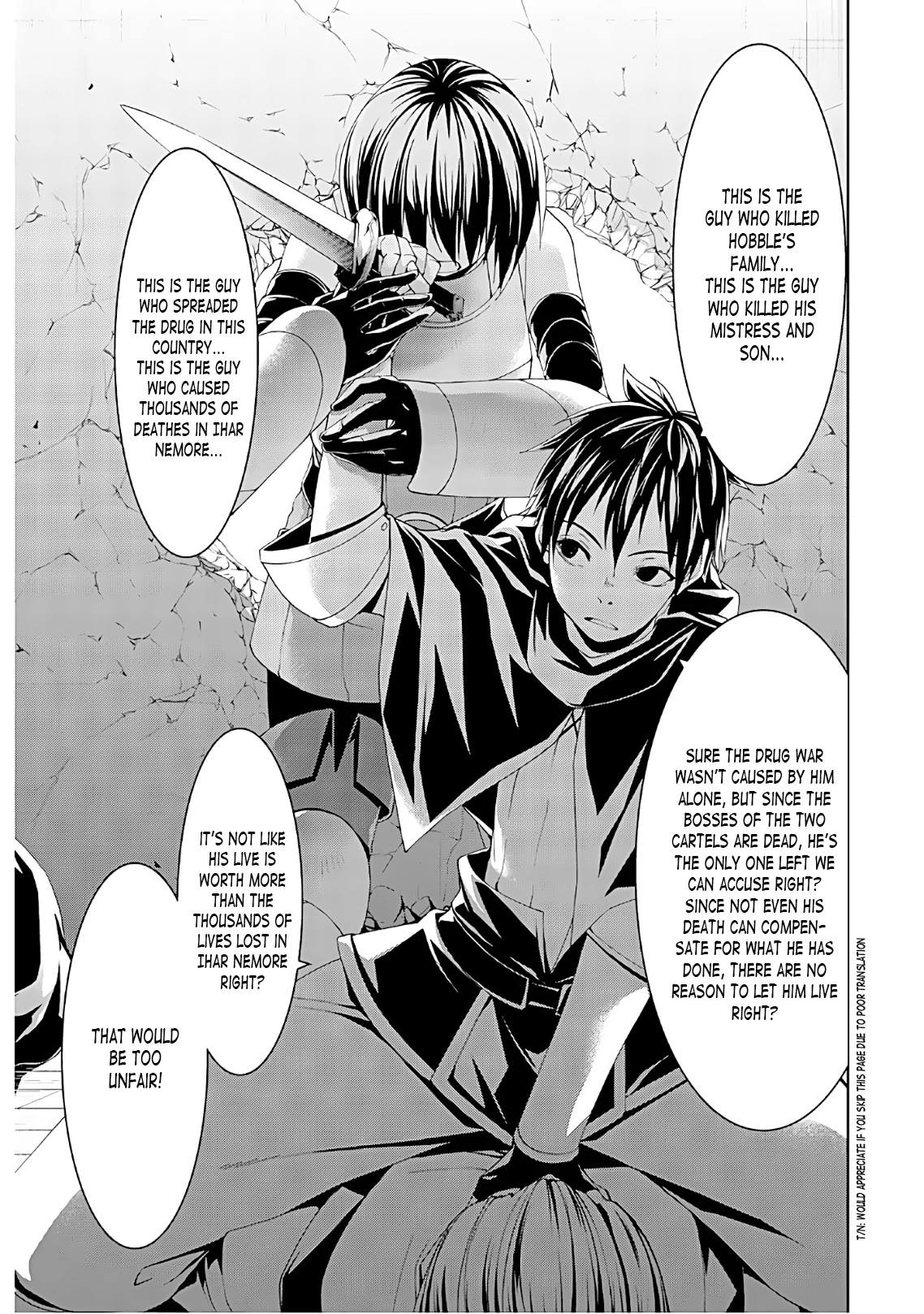 100-man no Inochi no Ue ni Ore wa Tatte Iru Chapter 45 page 35 - Chapter 45: Yotsuya Yusuke's Crime and Punishment