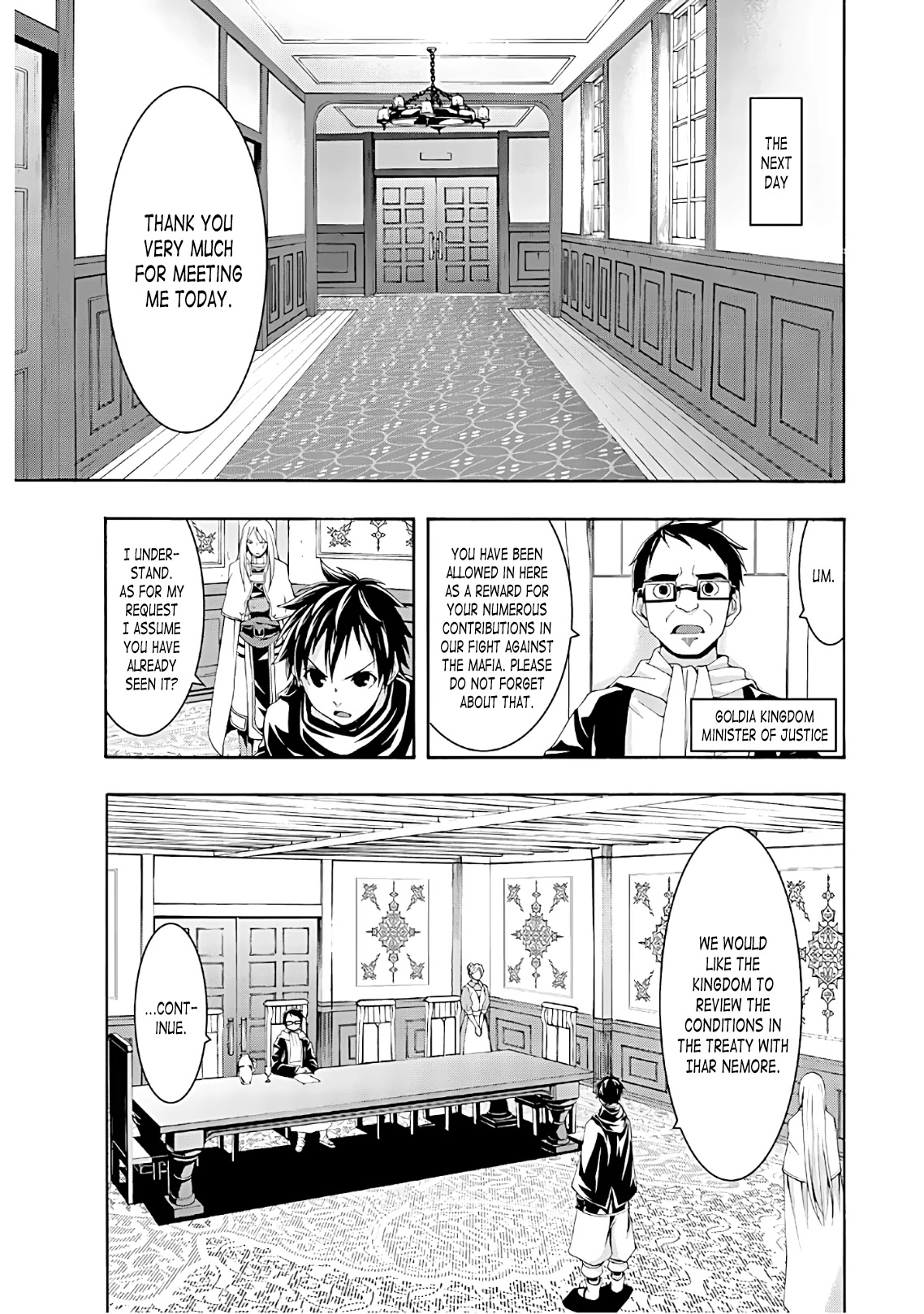 100-man no Inochi no Ue ni Ore wa Tatte Iru Chapter 46 page 6 - Chapter 46: Treaty and Unfinished Business