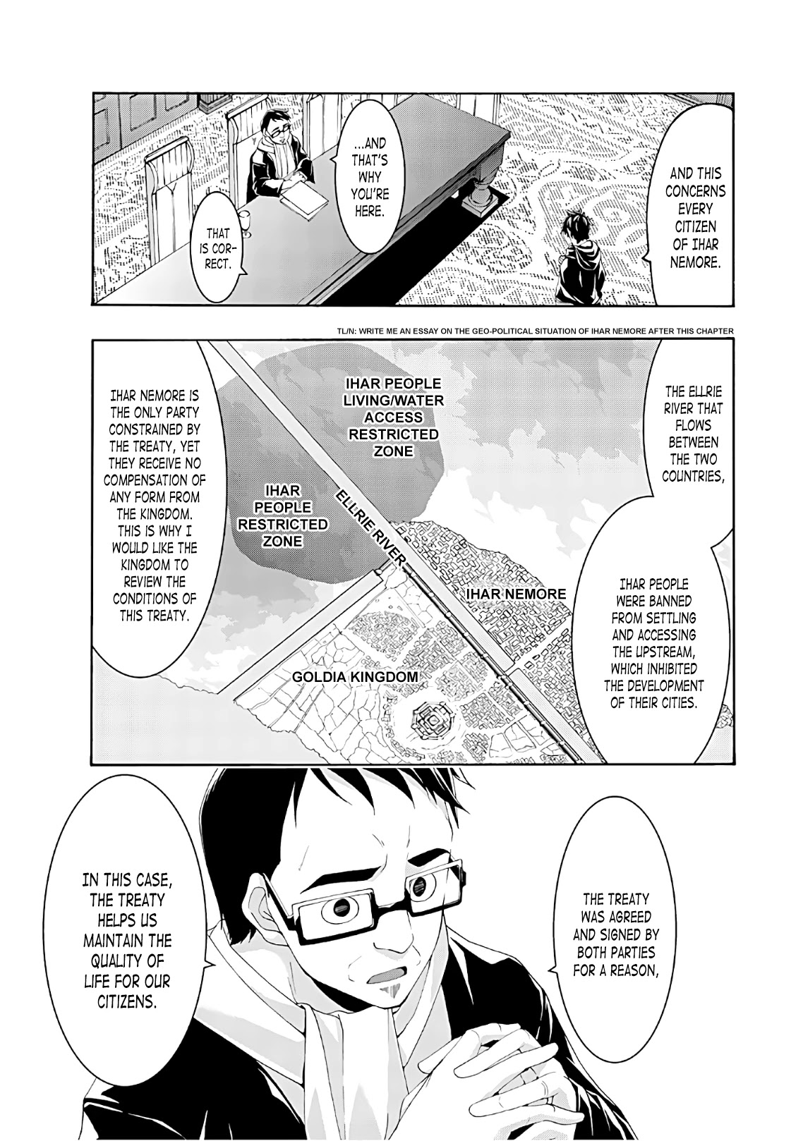 100-man no Inochi no Ue ni Ore wa Tatte Iru Chapter 46 page 8 - Chapter 46: Treaty and Unfinished Business