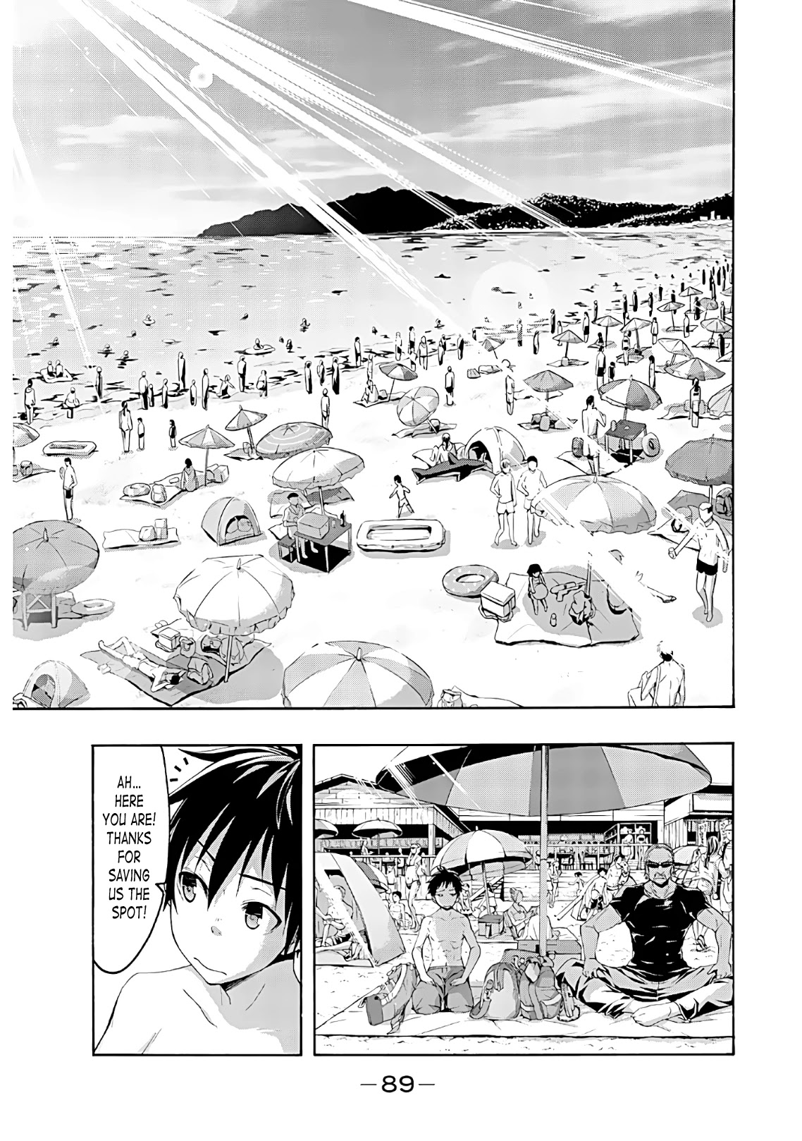 100-man no Inochi no Ue ni Ore wa Tatte Iru Chapter 47 page 13 - Chapter 47: Gathering and Beach