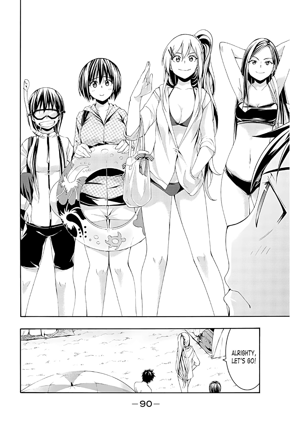 100-man no Inochi no Ue ni Ore wa Tatte Iru Chapter 47 page 14 - Chapter 47: Gathering and Beach