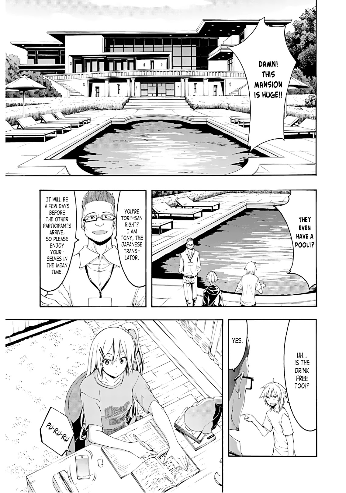 100-man no Inochi no Ue ni Ore wa Tatte Iru Chapter 47 page 3 - Chapter 47: Gathering and Beach