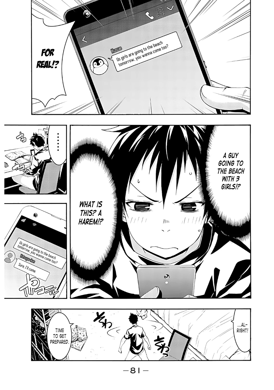 100-man no Inochi no Ue ni Ore wa Tatte Iru Chapter 47 page 5 - Chapter 47: Gathering and Beach