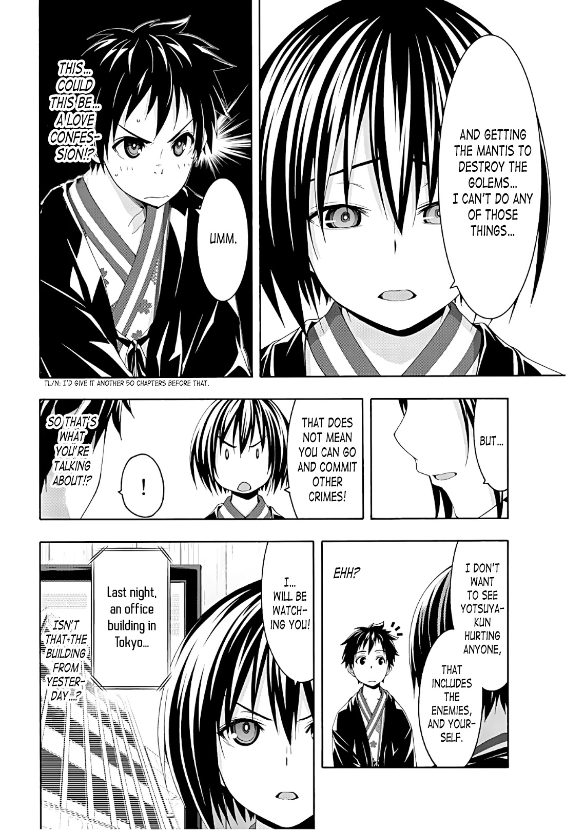 100-man no Inochi no Ue ni Ore wa Tatte Iru Chapter 48 page 22 - Chapter 48: a Tunnel-Visioned Apocalypse