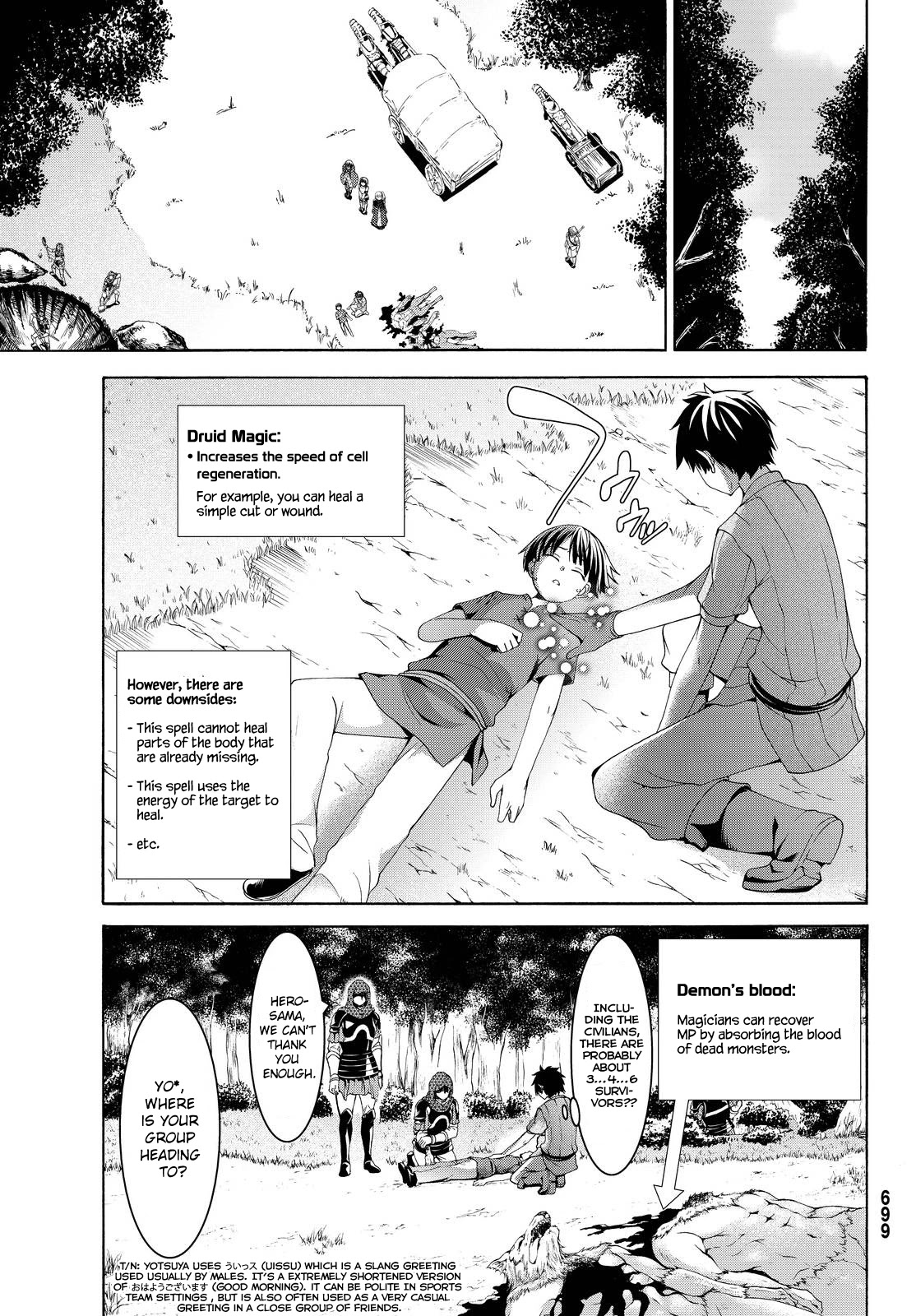 100-man no Inochi no Ue ni Ore wa Tatte Iru Chapter 5 page 35 - Chapter 5