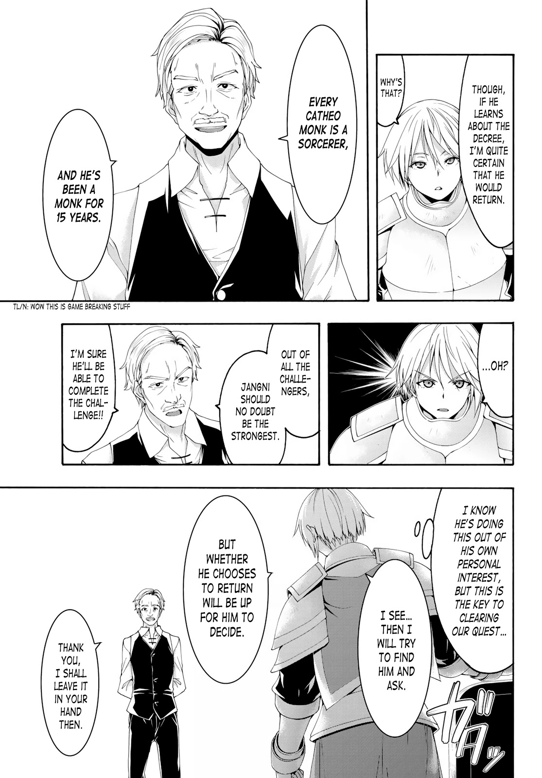 100-man no Inochi no Ue ni Ore wa Tatte Iru Chapter 52 page 16 - Chapter 52: Catheo Monk Jangni