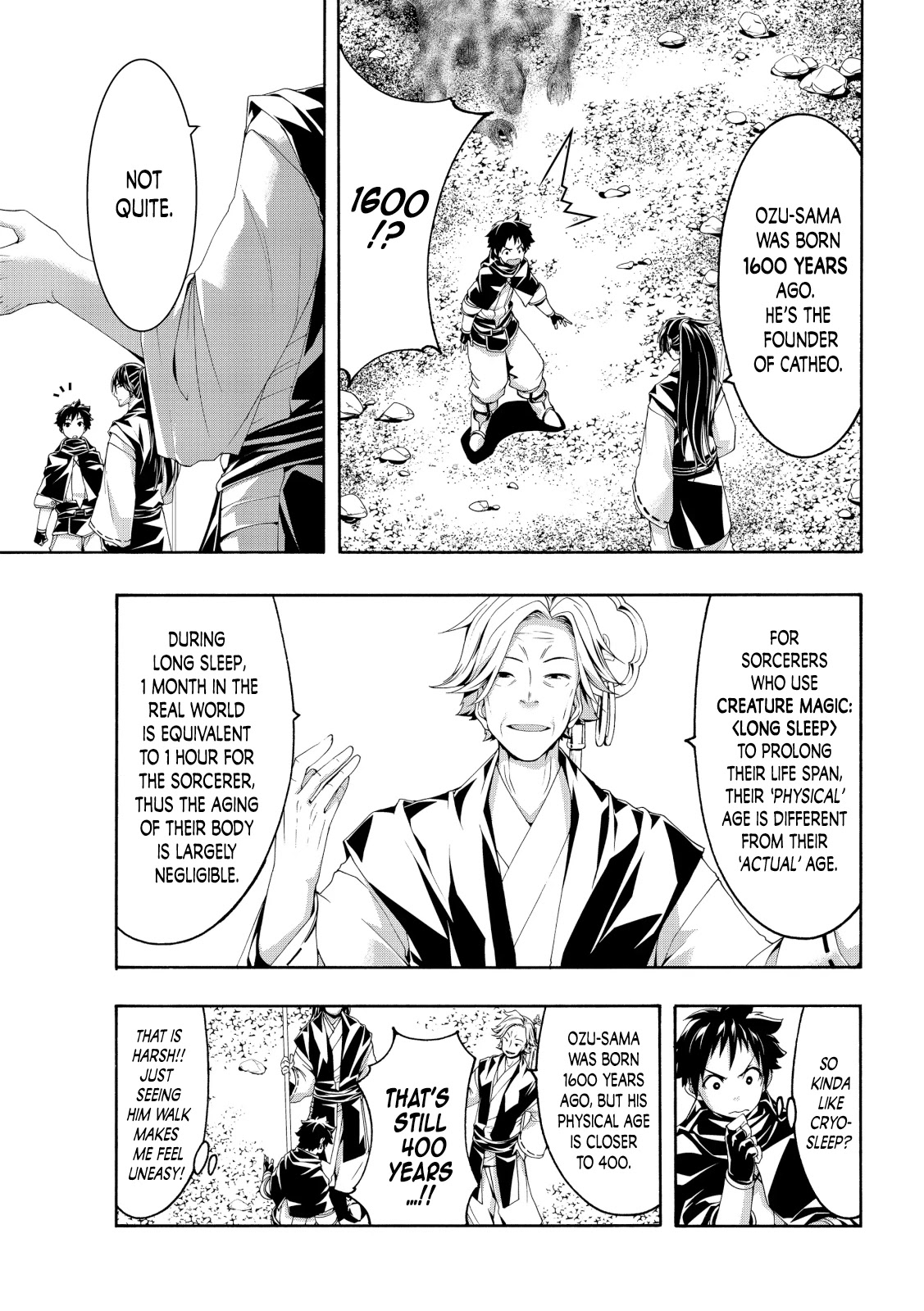 100-man no Inochi no Ue ni Ore wa Tatte Iru Chapter 55 page 5 - Chapter 55: Founder of Catheo and Enemy of Humanity
