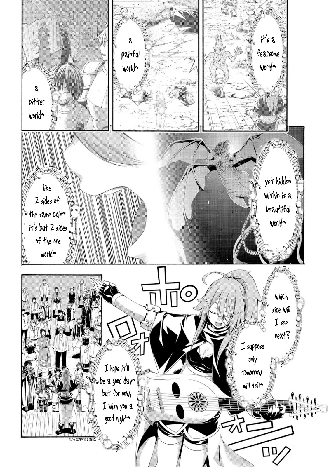 100-man no Inochi no Ue ni Ore wa Tatte Iru Chapter 67 page 27 - Chapter 67: A Sound Older Than Words