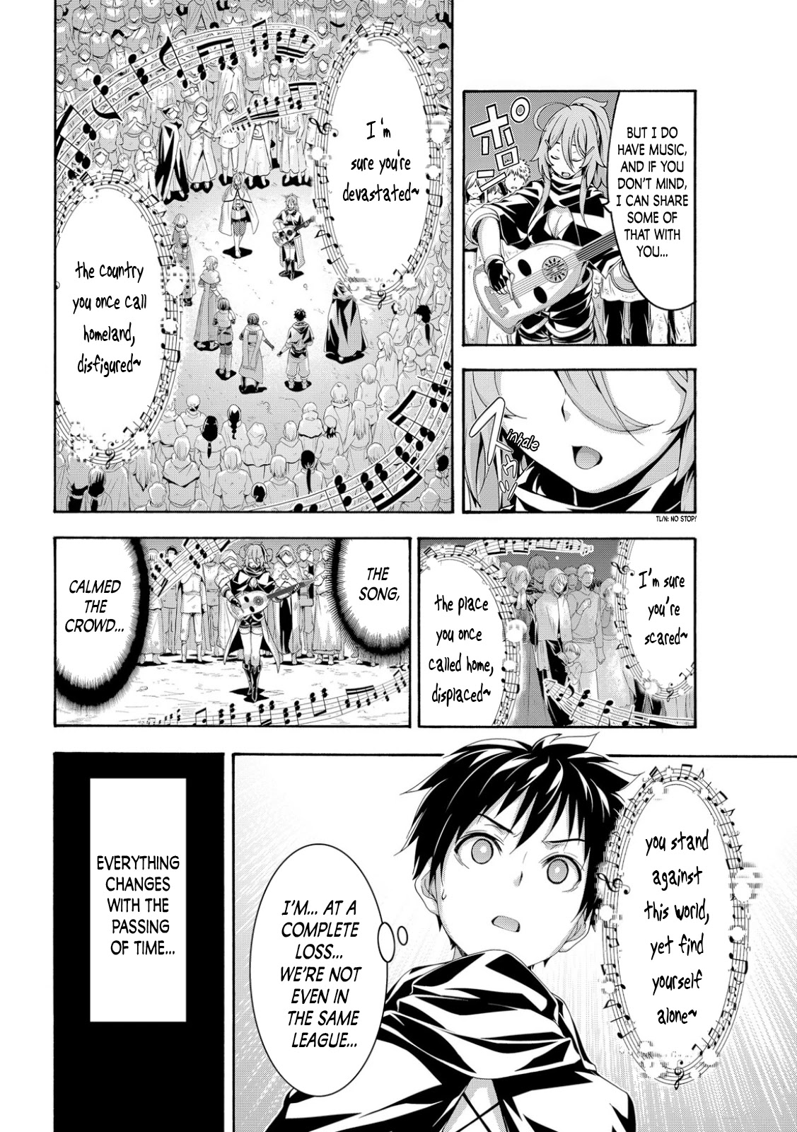 100-man no Inochi no Ue ni Ore wa Tatte Iru Chapter 67 page 33 - Chapter 67: A Sound Older Than Words