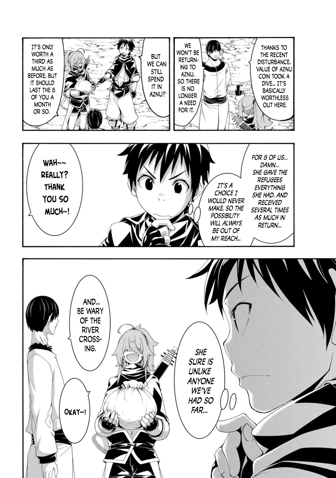 100-man no Inochi no Ue ni Ore wa Tatte Iru Chapter 68 page 4 - Chapter 68: Division and Water Monster