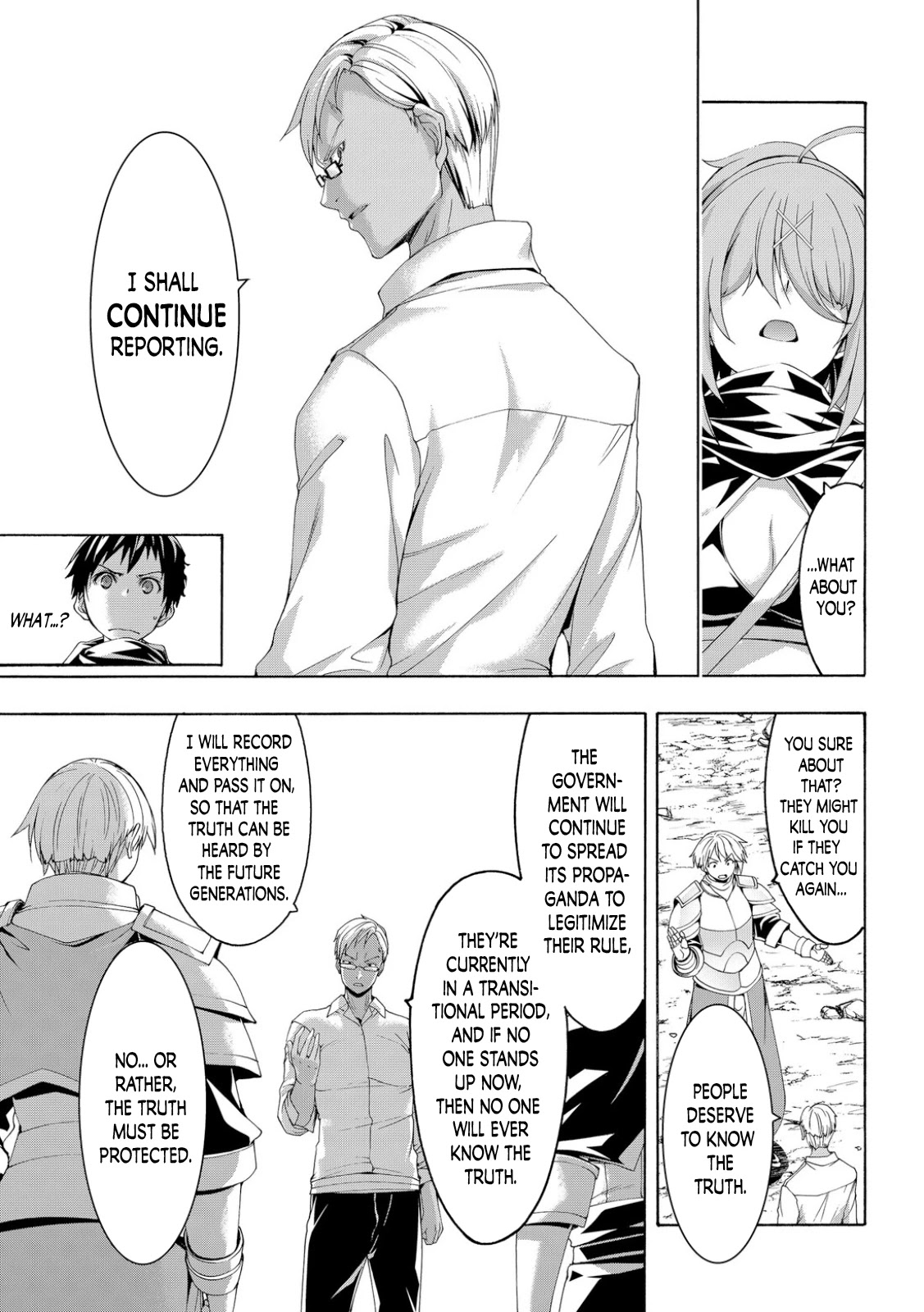 100-man no Inochi no Ue ni Ore wa Tatte Iru Chapter 71 page 34 - Chapter 71: Freedom and the Press