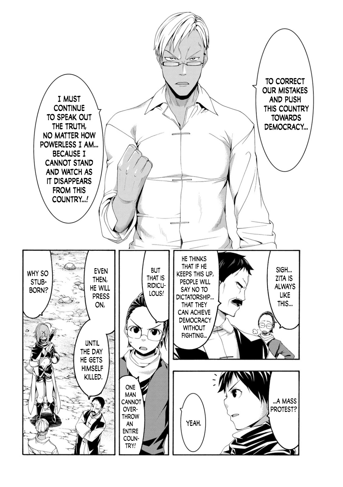 100-man no Inochi no Ue ni Ore wa Tatte Iru Chapter 71 page 35 - Chapter 71: Freedom and the Press