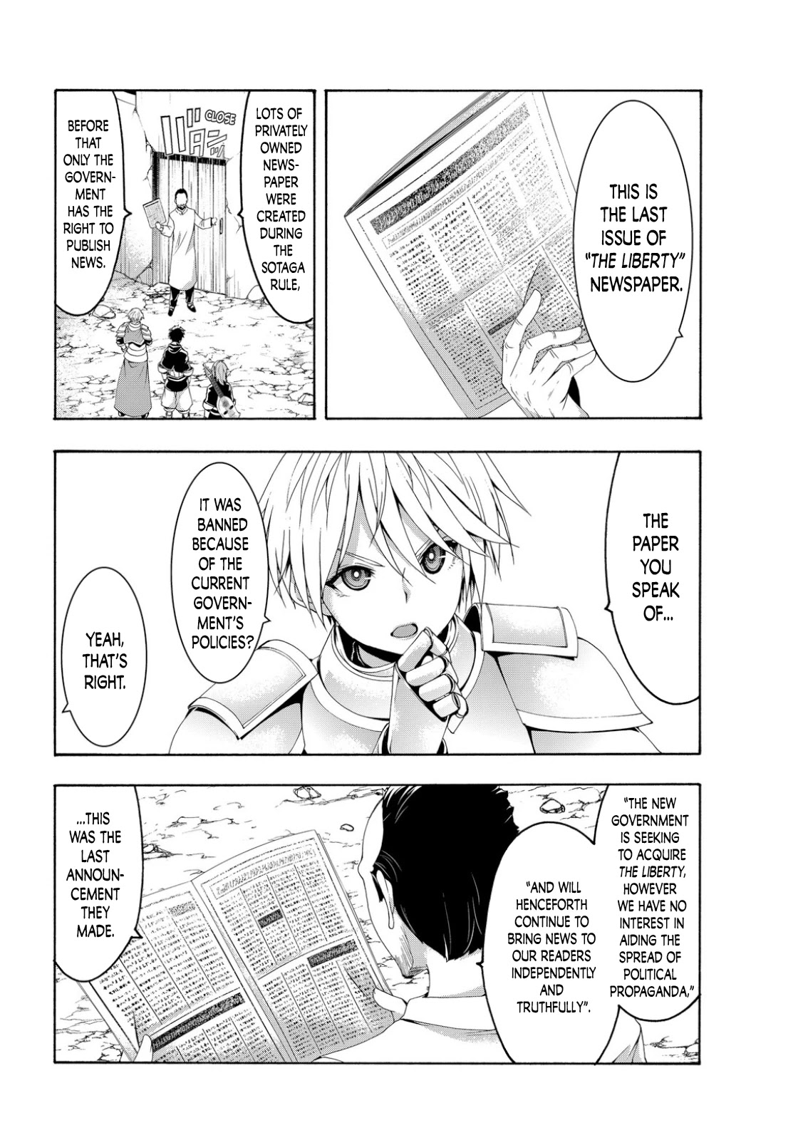 100-man no Inochi no Ue ni Ore wa Tatte Iru Chapter 71 page 7 - Chapter 71: Freedom and the Press