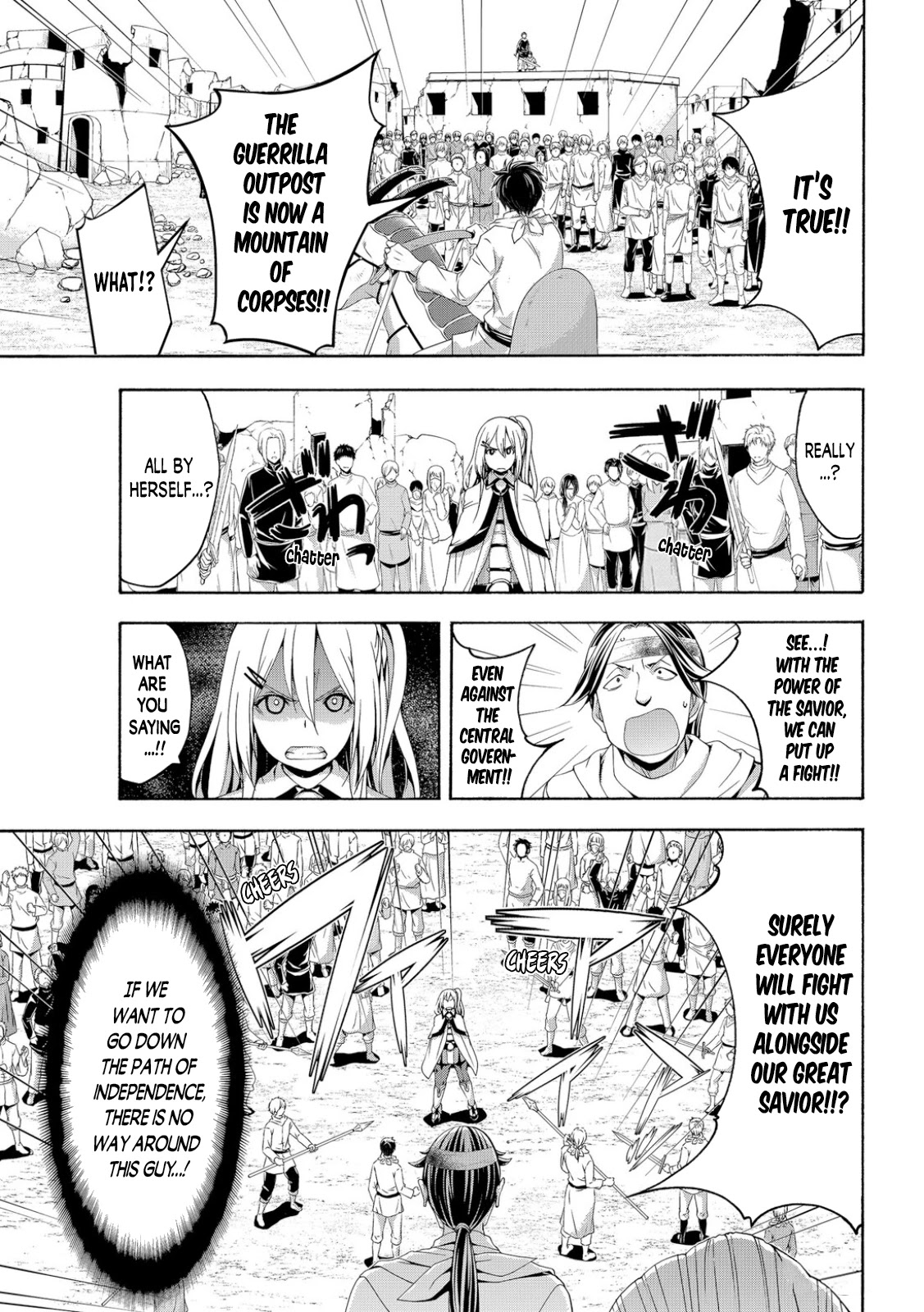 100-man no Inochi no Ue ni Ore wa Tatte Iru Chapter 72 page 17 - Chapter 72: Through the Rapids