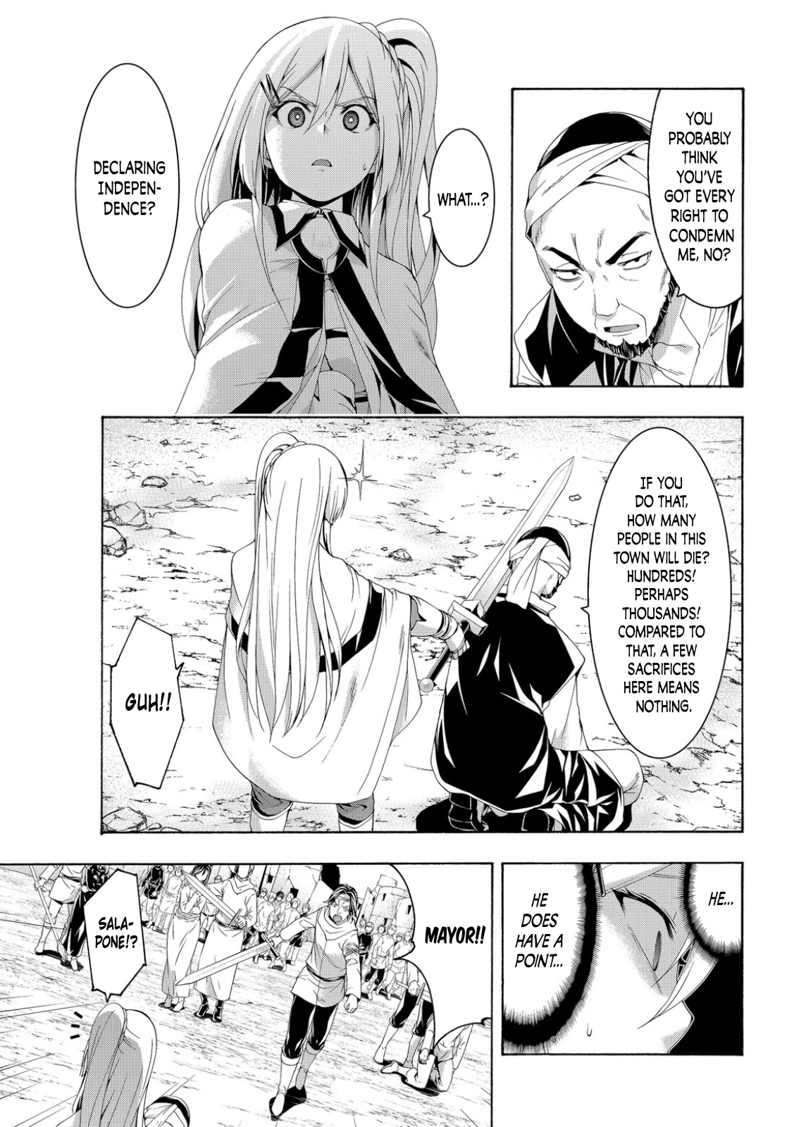 100-man no Inochi no Ue ni Ore wa Tatte Iru Chapter 72 page 23 - Chapter 72: Through the Rapids