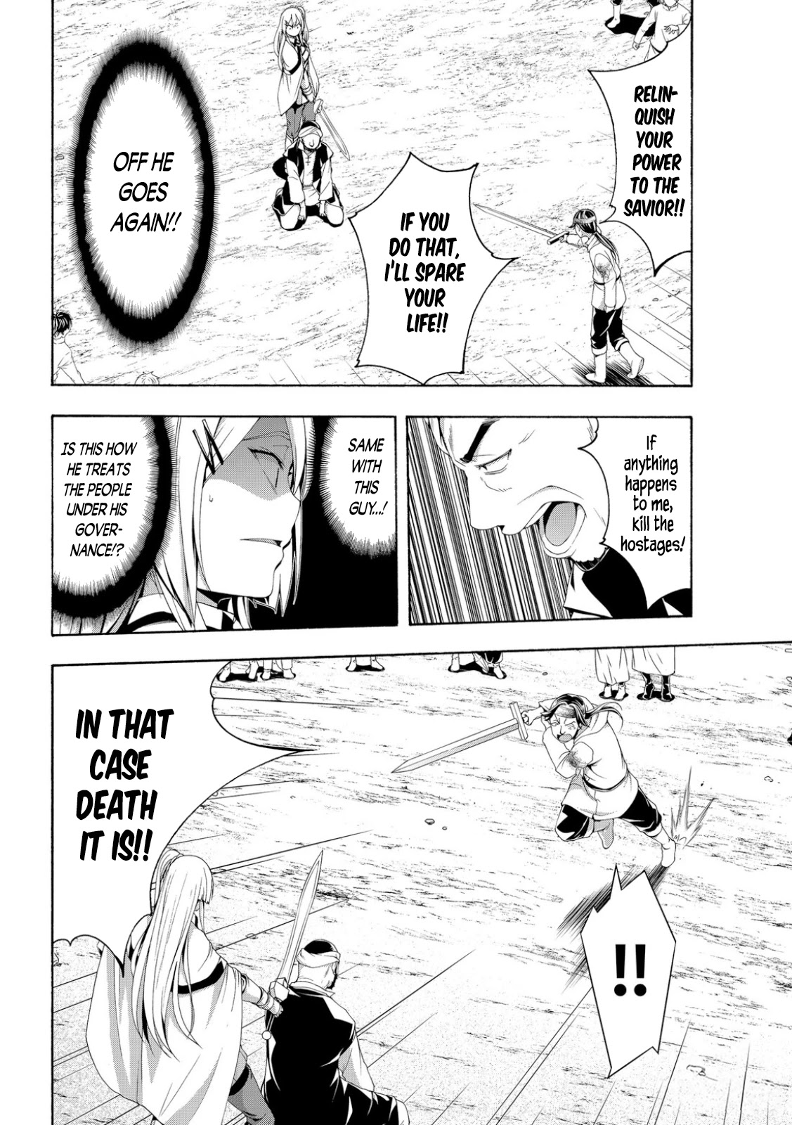100-man no Inochi no Ue ni Ore wa Tatte Iru Chapter 72 page 24 - Chapter 72: Through the Rapids