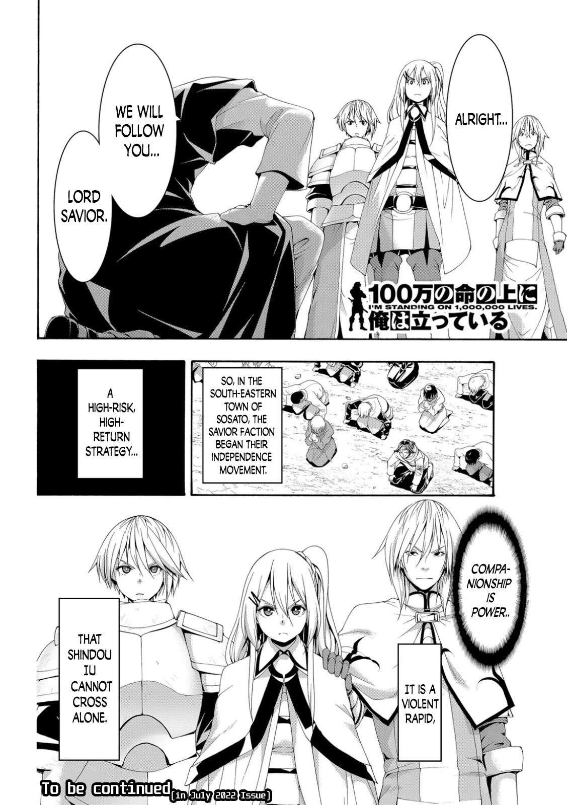 100-man no Inochi no Ue ni Ore wa Tatte Iru Chapter 72 page 36 - Chapter 72: Through the Rapids