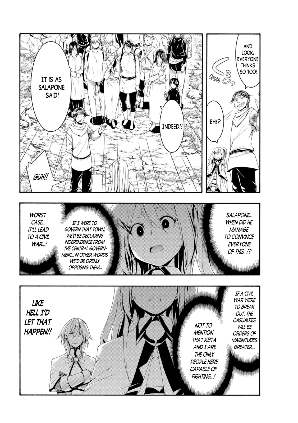 100-man no Inochi no Ue ni Ore wa Tatte Iru Chapter 72 page 4 - Chapter 72: Through the Rapids