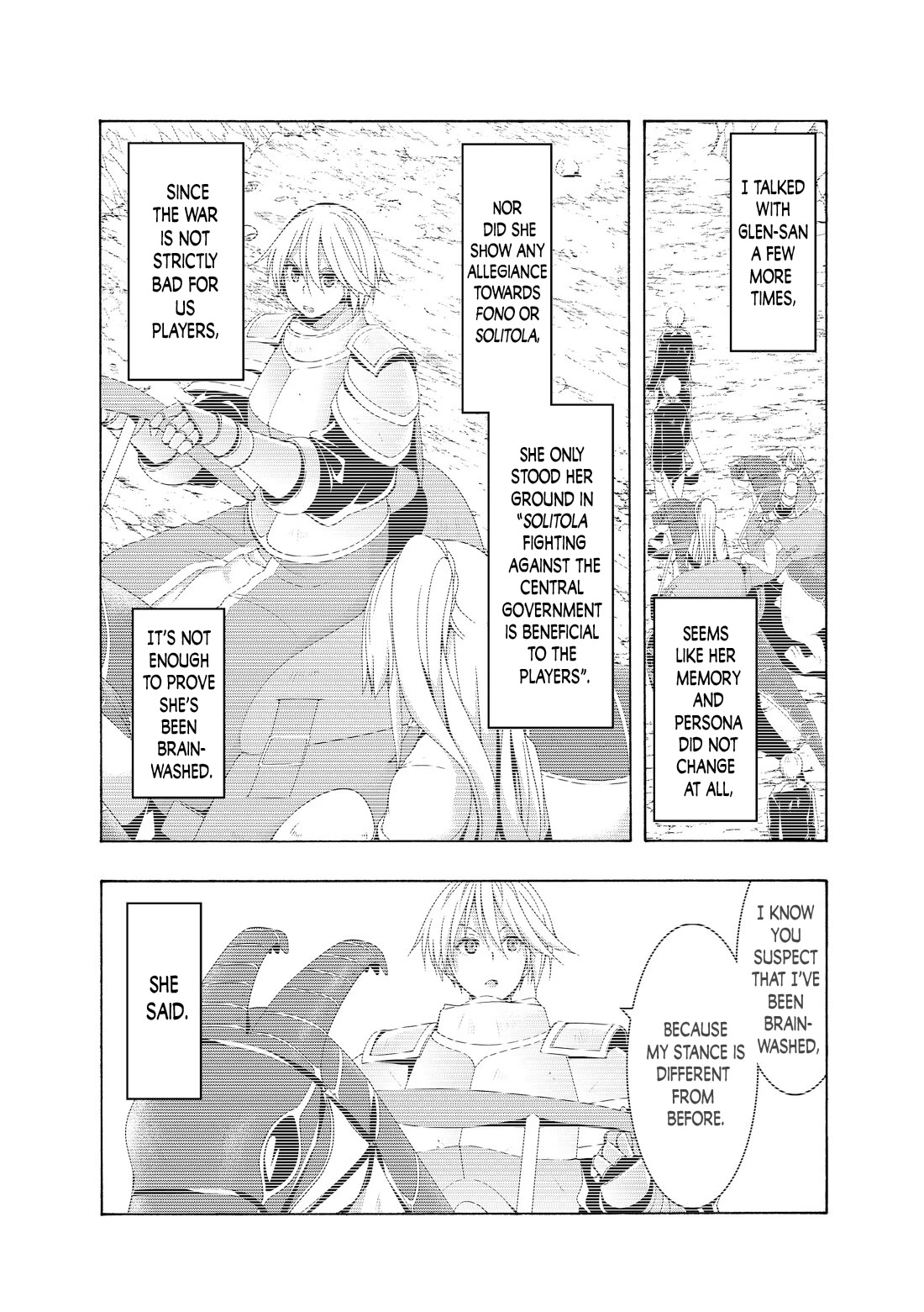 100-man no Inochi no Ue ni Ore wa Tatte Iru Chapter 79 page 14 - Chapter 79: Doubt and Brainwash