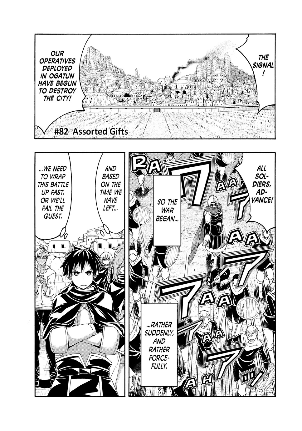 100-man no Inochi no Ue ni Ore wa Tatte Iru Chapter 82 page 1 - Chapter 82