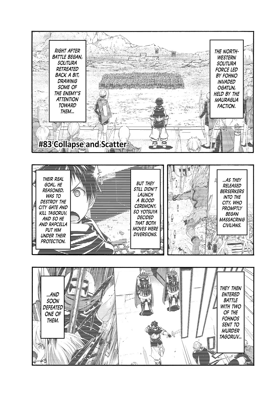 100-man no Inochi no Ue ni Ore wa Tatte Iru Chapter 83 page 1 - Chapter 83