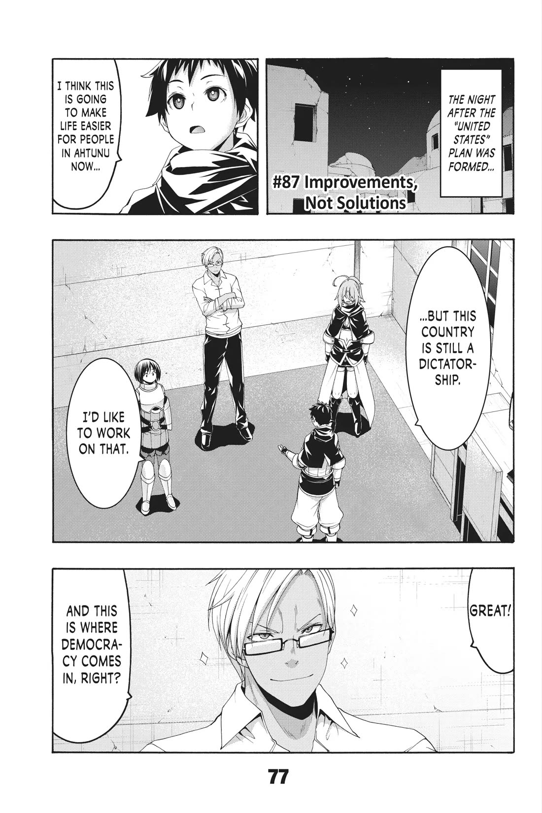 100-man no Inochi no Ue ni Ore wa Tatte Iru Chapter 87 page 1 - Chapter 87