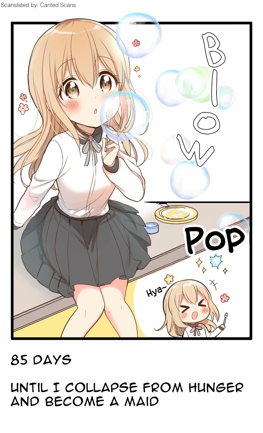 100 Nichigo ni Kuufuku de Taore Maid ni Naru Onna no Ko Chapter 15 page 1 - Chapter 15: Day 15