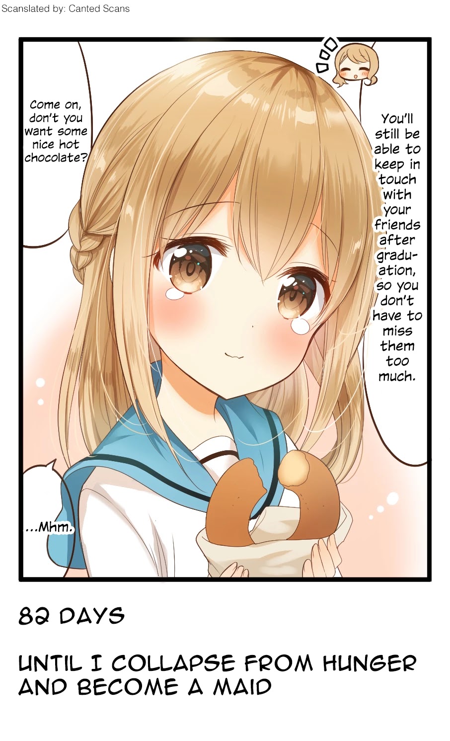 100 Nichigo ni Kuufuku de Taore Maid ni Naru Onna no Ko Chapter 18 page 1 - Chapter 18: Day 18