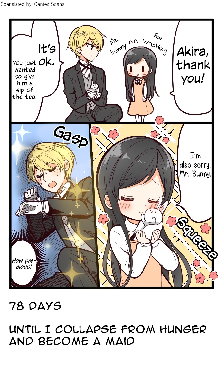 100 Nichigo ni Kuufuku de Taore Maid ni Naru Onna no Ko Chapter 22 page 1 - Chapter 22: Day 22