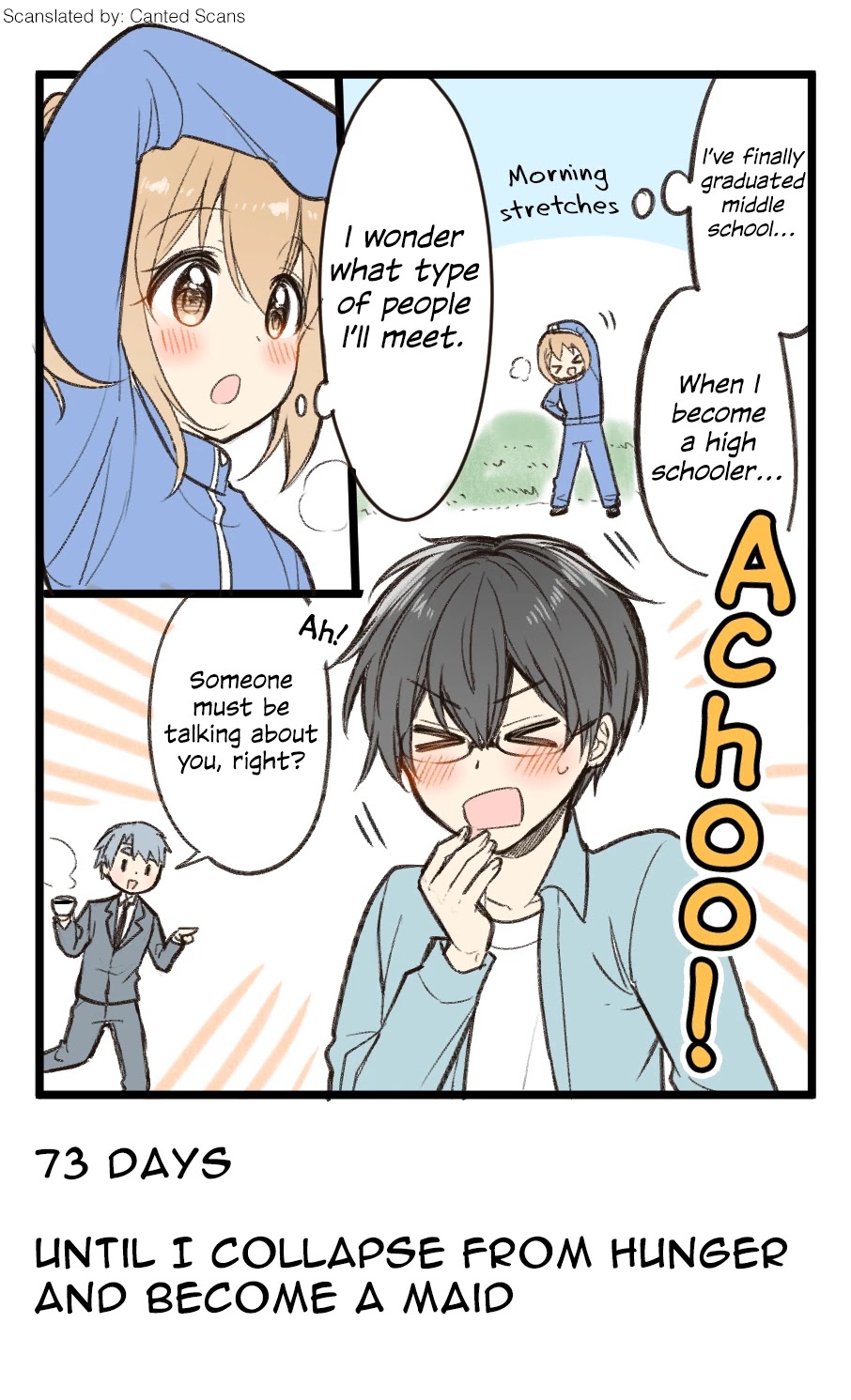 100 Nichigo ni Kuufuku de Taore Maid ni Naru Onna no Ko Chapter 27 page 1 - Chapter 27: Day 27