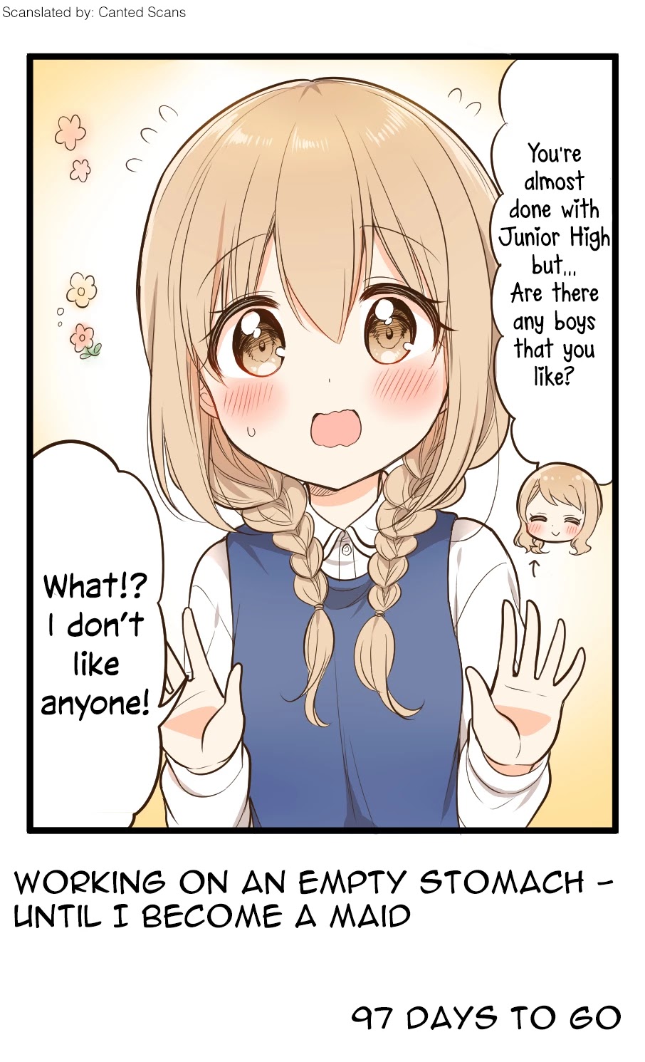 100 Nichigo ni Kuufuku de Taore Maid ni Naru Onna no Ko Chapter 3 page 1 - Chapter 3: Day 3