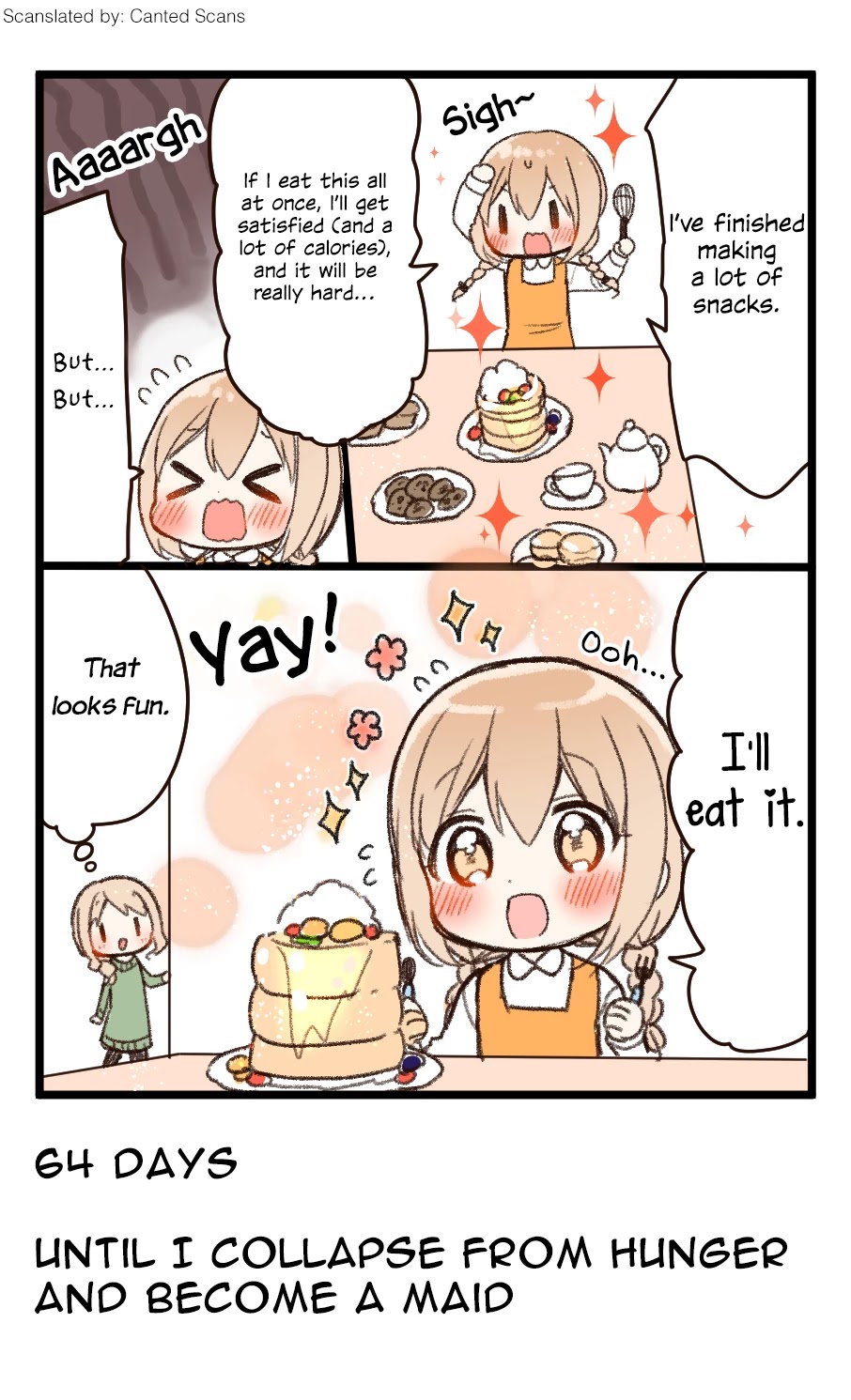 100 Nichigo ni Kuufuku de Taore Maid ni Naru Onna no Ko Chapter 36 page 1 - Chapter 36: Day 36