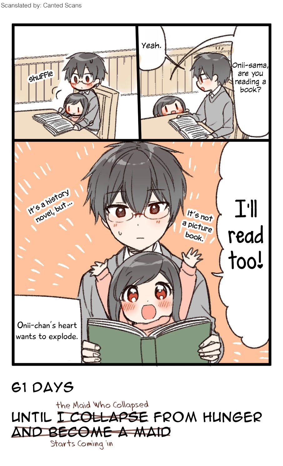 100 Nichigo ni Kuufuku de Taore Maid ni Naru Onna no Ko Chapter 39 page 1 - Chapter 39: Day 39