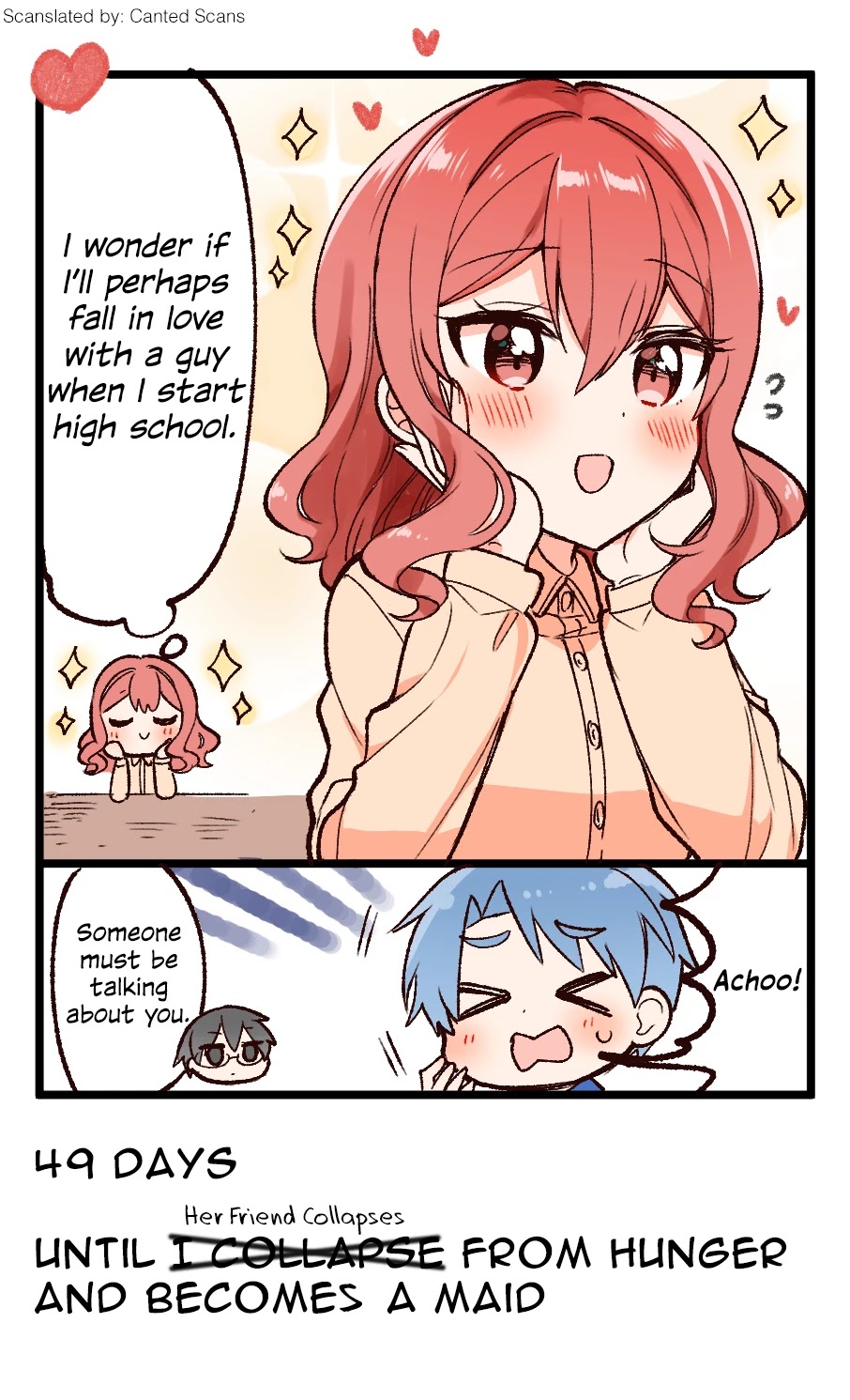 100 Nichigo ni Kuufuku de Taore Maid ni Naru Onna no Ko Chapter 51 page 1 - Chapter 51: Day 51