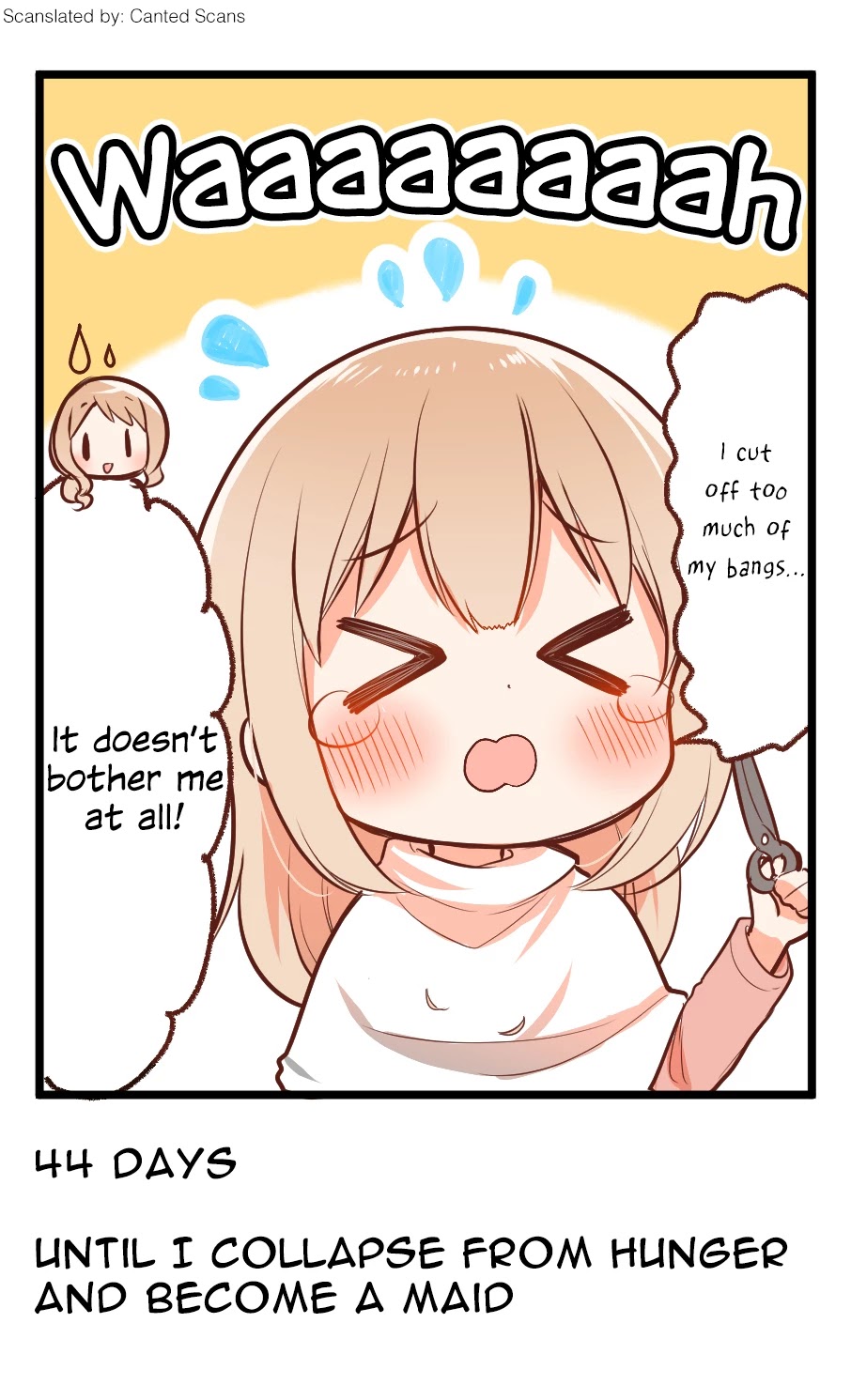 100 Nichigo ni Kuufuku de Taore Maid ni Naru Onna no Ko Chapter 56 page 1 - Chapter 56: Day 56