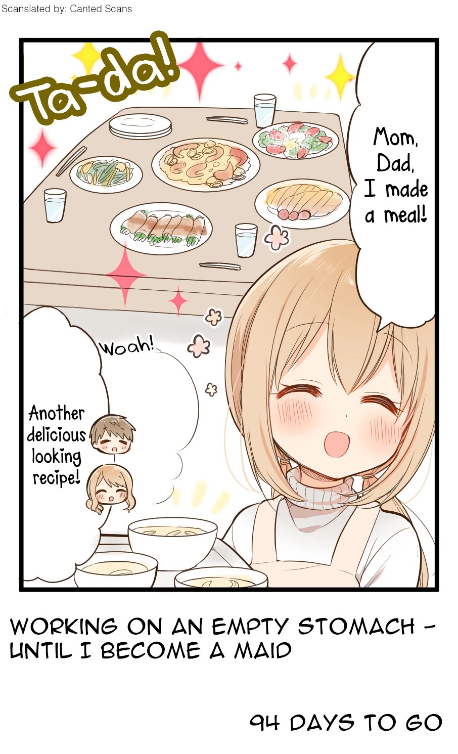 100 Nichigo ni Kuufuku de Taore Maid ni Naru Onna no Ko Chapter 6 page 1 - Chapter 6: Day 6