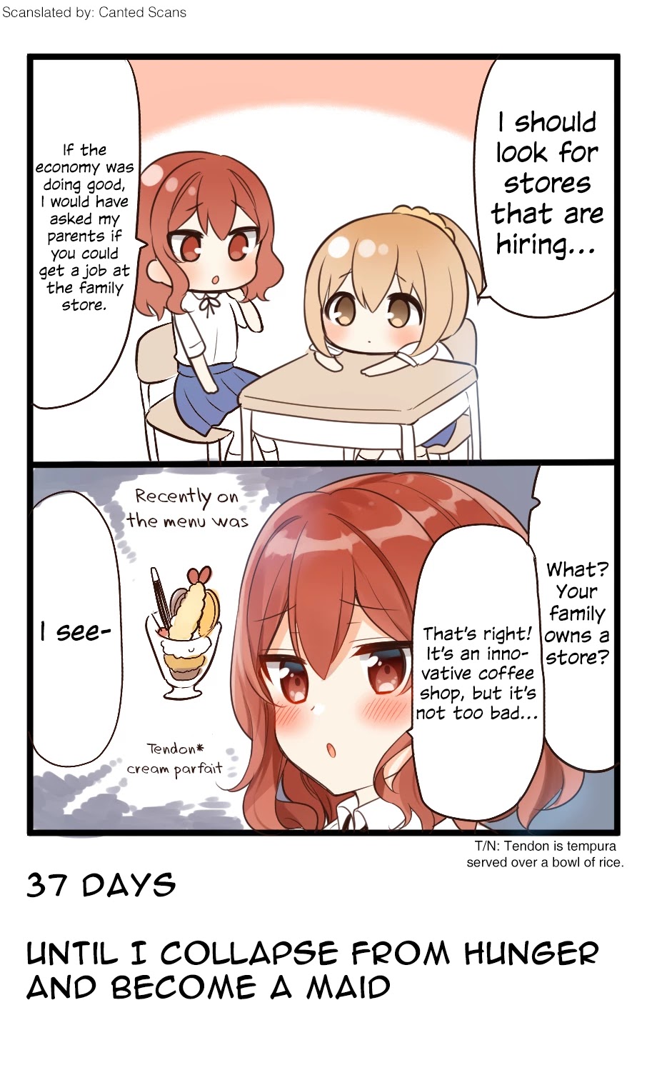100 Nichigo ni Kuufuku de Taore Maid ni Naru Onna no Ko Chapter 63 page 1 - Chapter 63: Day 63