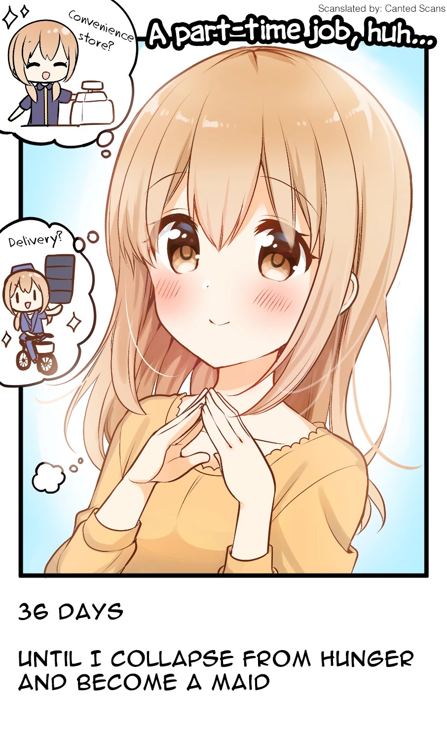 100 Nichigo ni Kuufuku de Taore Maid ni Naru Onna no Ko Chapter 64 page 1 - Chapter 64: Day 64