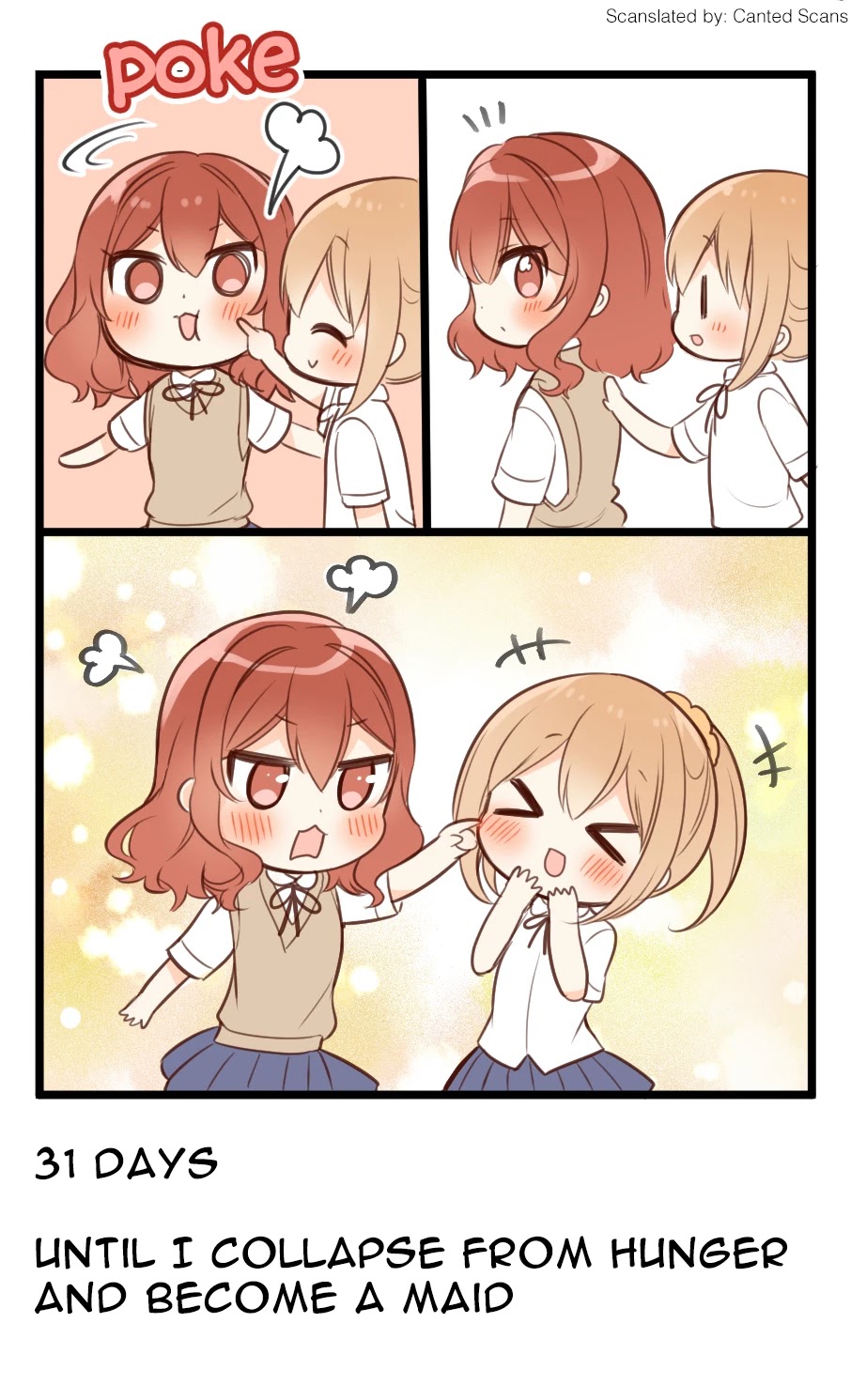 100 Nichigo ni Kuufuku de Taore Maid ni Naru Onna no Ko Chapter 69 page 1 - Chapter 69: Day 69