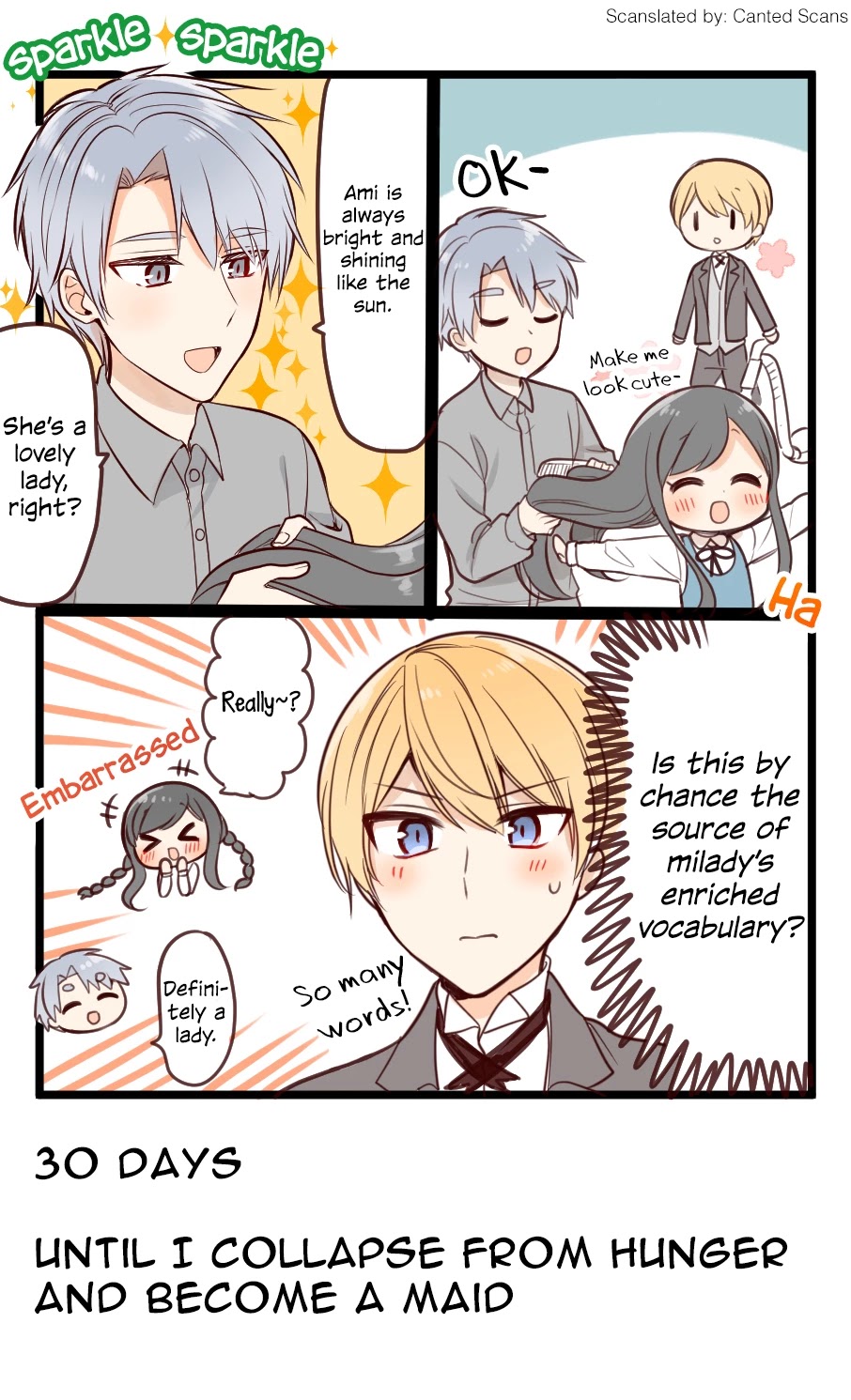 100 Nichigo ni Kuufuku de Taore Maid ni Naru Onna no Ko Chapter 70 page 1 - Chapter 70: Day 70