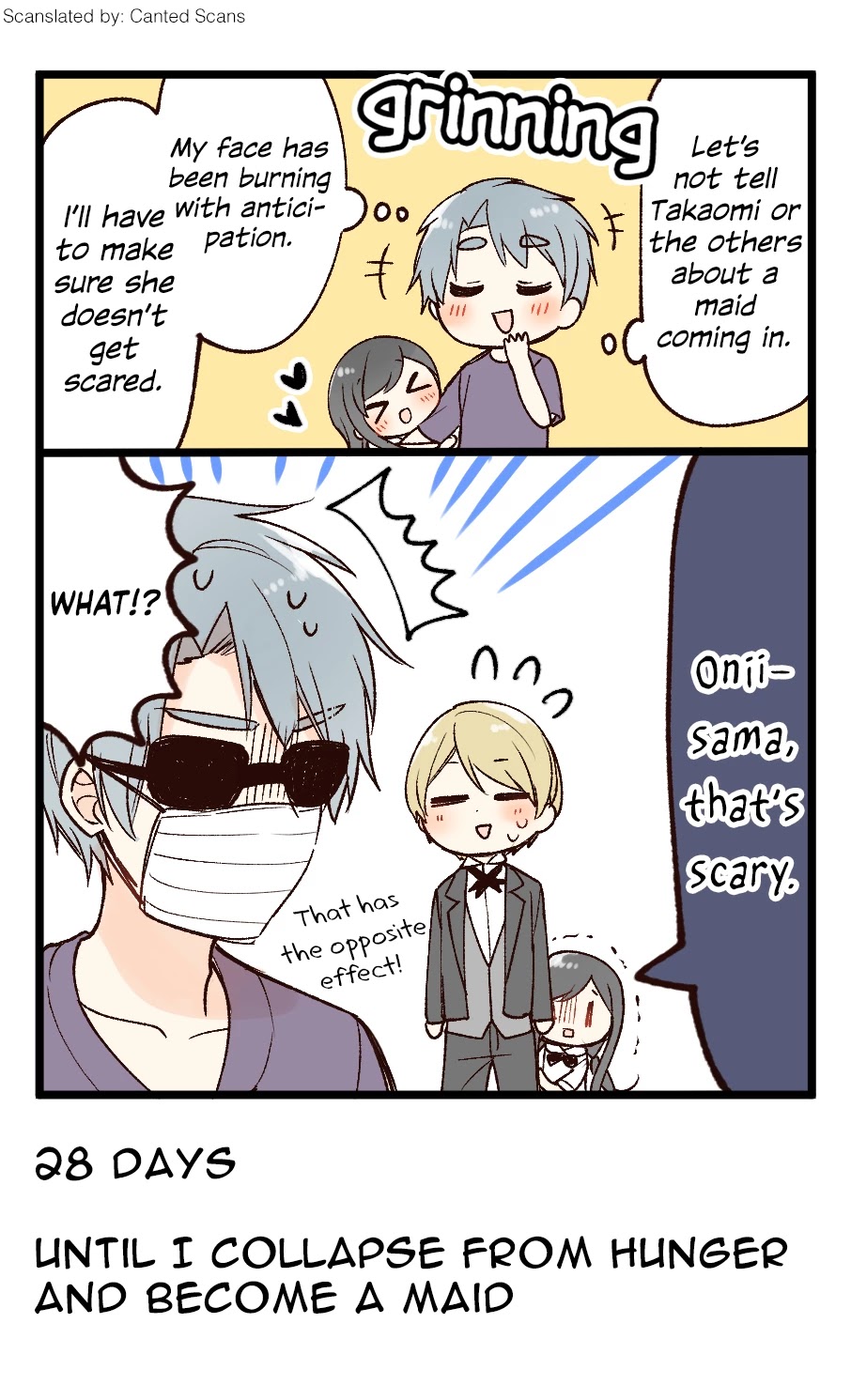100 Nichigo ni Kuufuku de Taore Maid ni Naru Onna no Ko Chapter 72 page 1 - Chapter 72: Day 72
