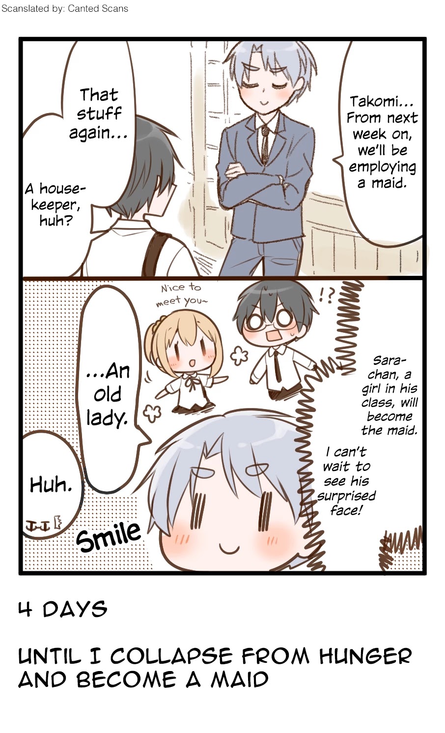 100 Nichigo ni Kuufuku de Taore Maid ni Naru Onna no Ko Chapter 74 page 1 - Chapter 74: Day 96