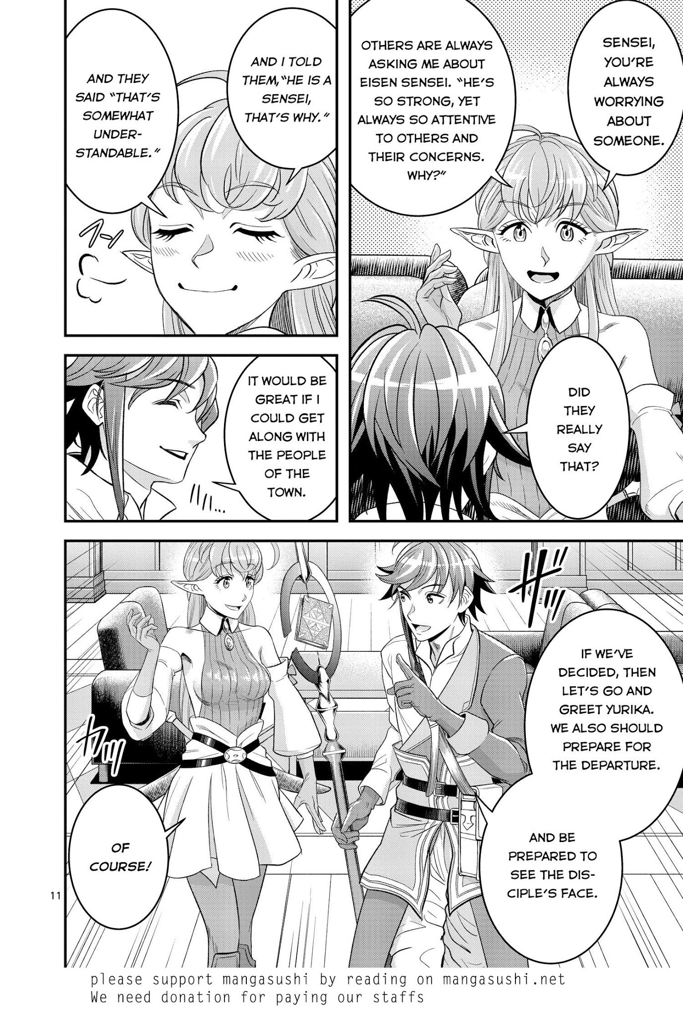 100-nin no Eiyuu o Sodateta Saikyou Yogensha wa, Boukensha ni Natte mo Sekaijuu no Deshi kara Shitawarete Masu Chapter 13.1 page 12 - Chapter 13.1