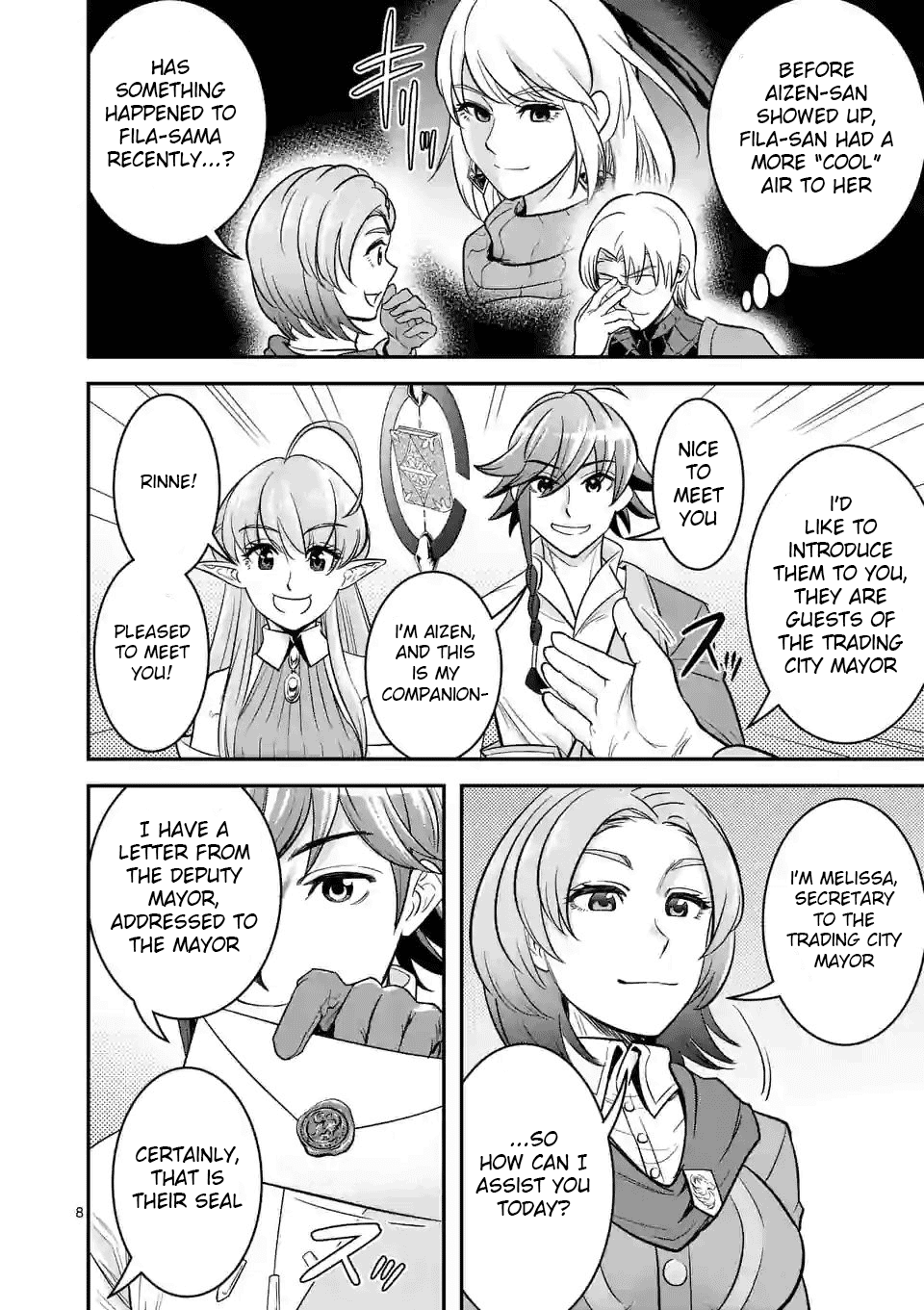 100-nin no Eiyuu o Sodateta Saikyou Yogensha wa, Boukensha ni Natte mo Sekaijuu no Deshi kara Shitawarete Masu Chapter 35 page 8 - Chapter 35