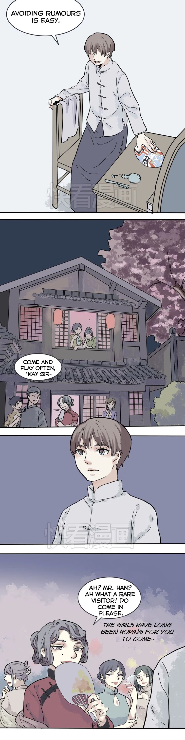 100 Strange Nights Chapter 1 page 13 - Chapter 1: Bian Lian: Part 1
