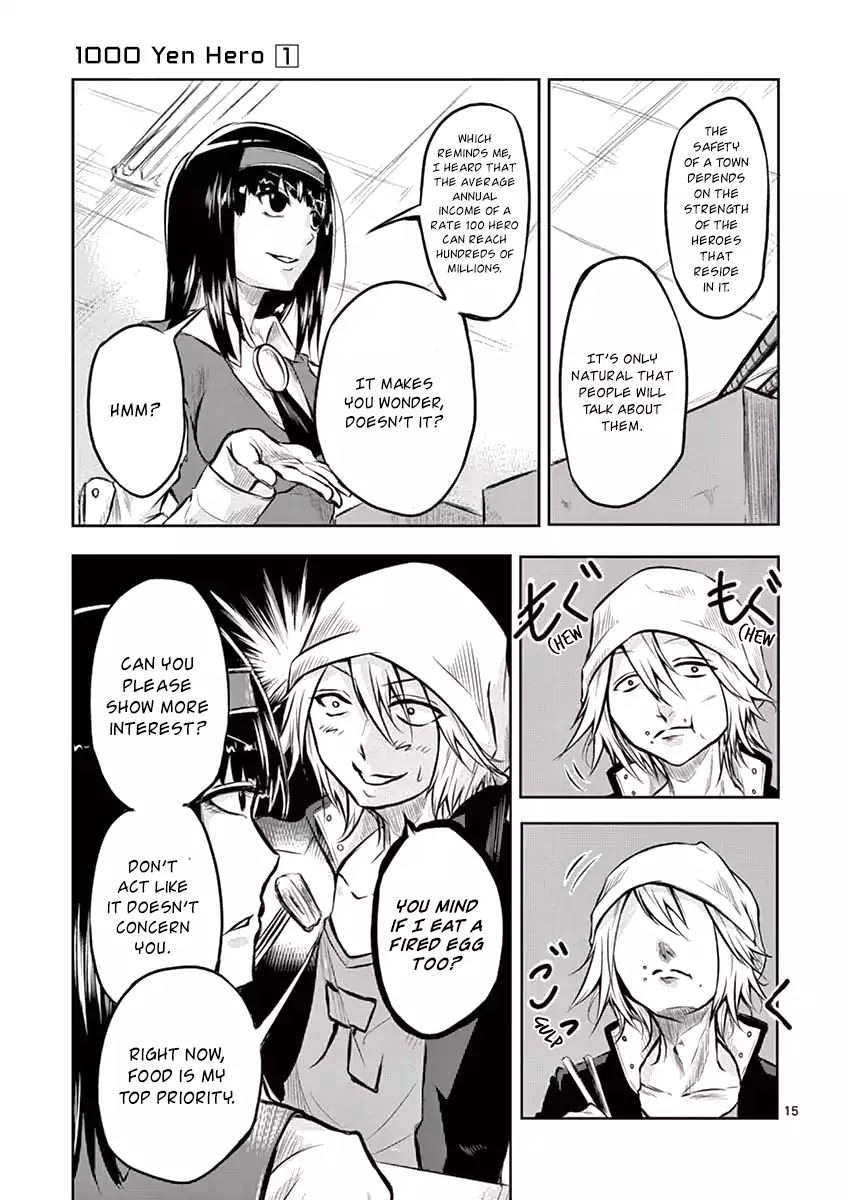 1000 Yen Hero Chapter 1 page 18 - Chapter 1: Money and Hero