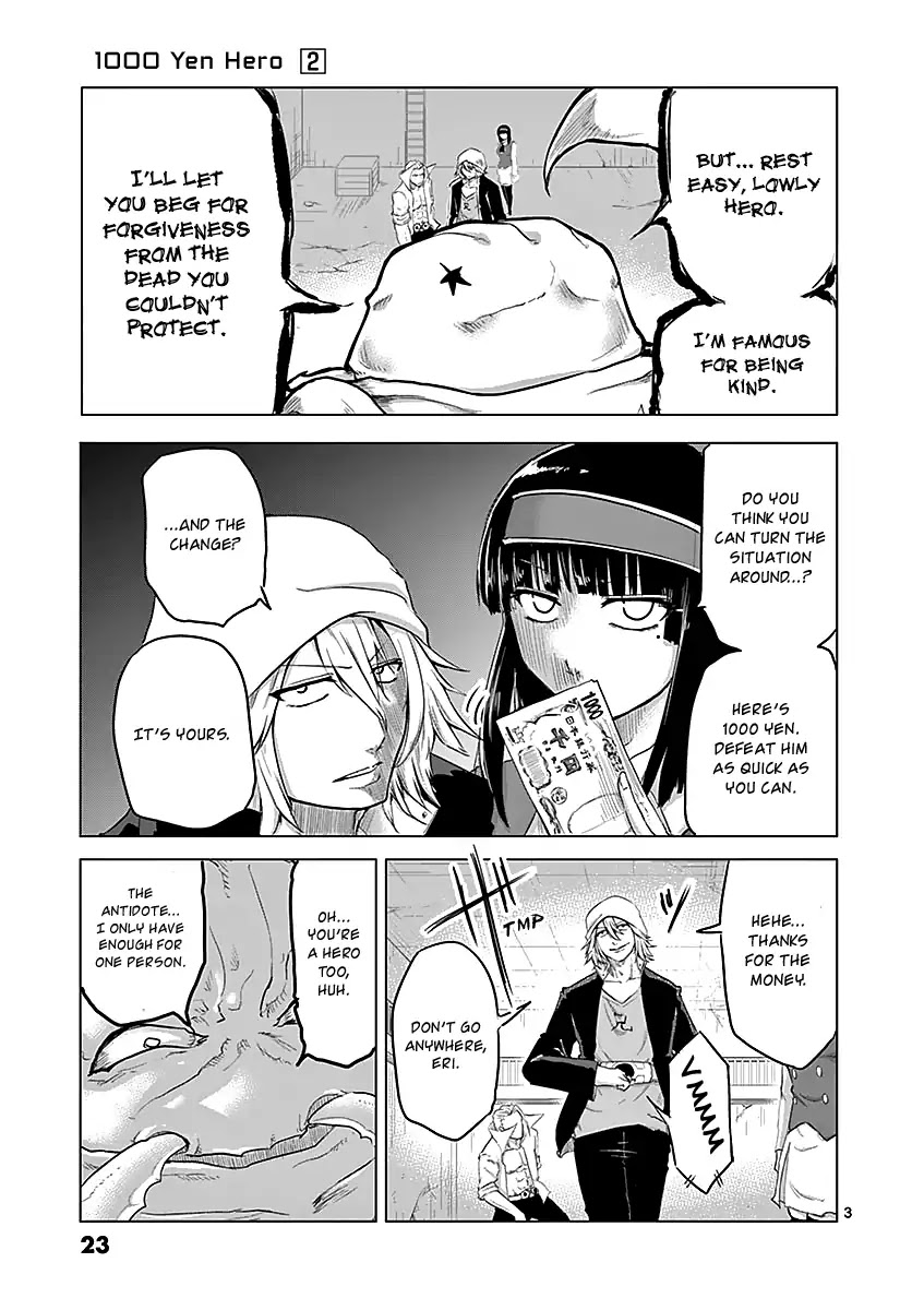 1000 Yen Hero Chapter 10 page 3 - Chapter 10: Past and True Nature