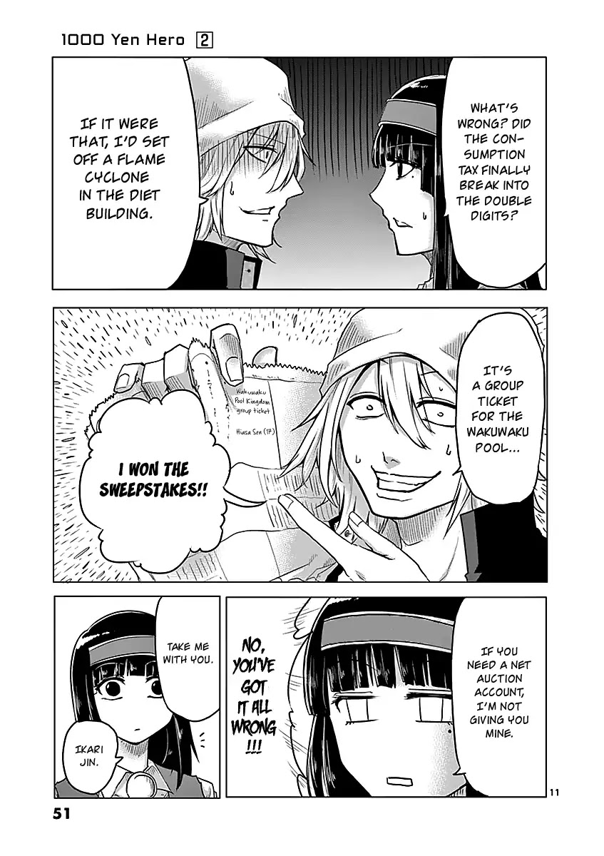 1000 Yen Hero Chapter 11 page 11 - Chapter 11: Prisoner and Escape
