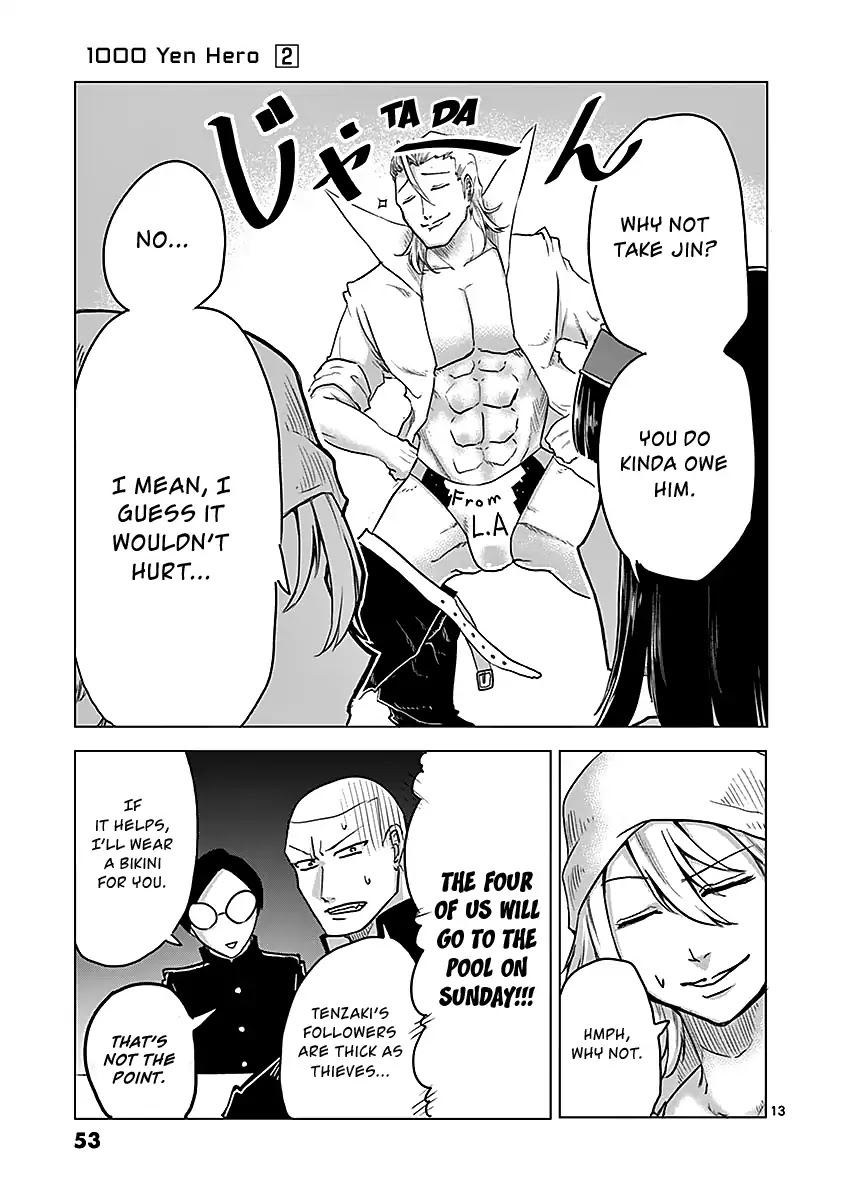 1000 Yen Hero Chapter 11 page 13 - Chapter 11: Prisoner and Escape