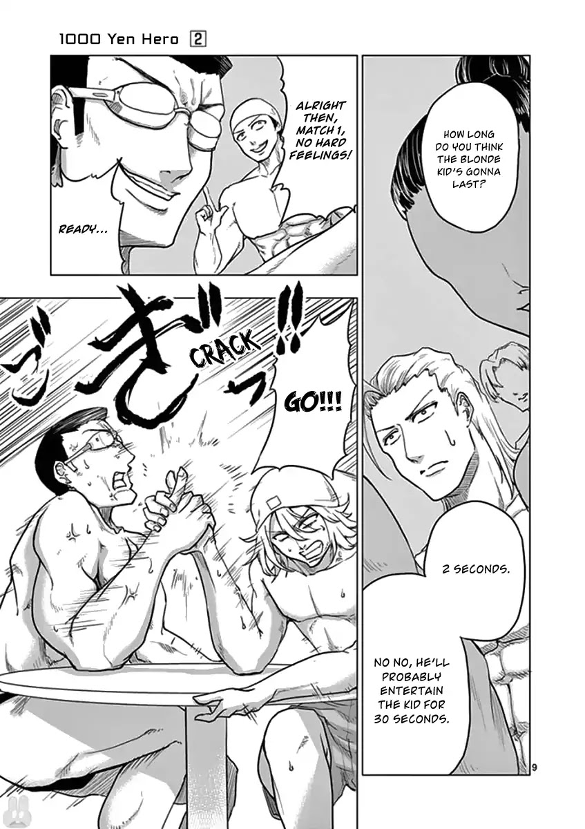 1000 Yen Hero Chapter 12 page 9 - Chapter 12: Game and Muscle